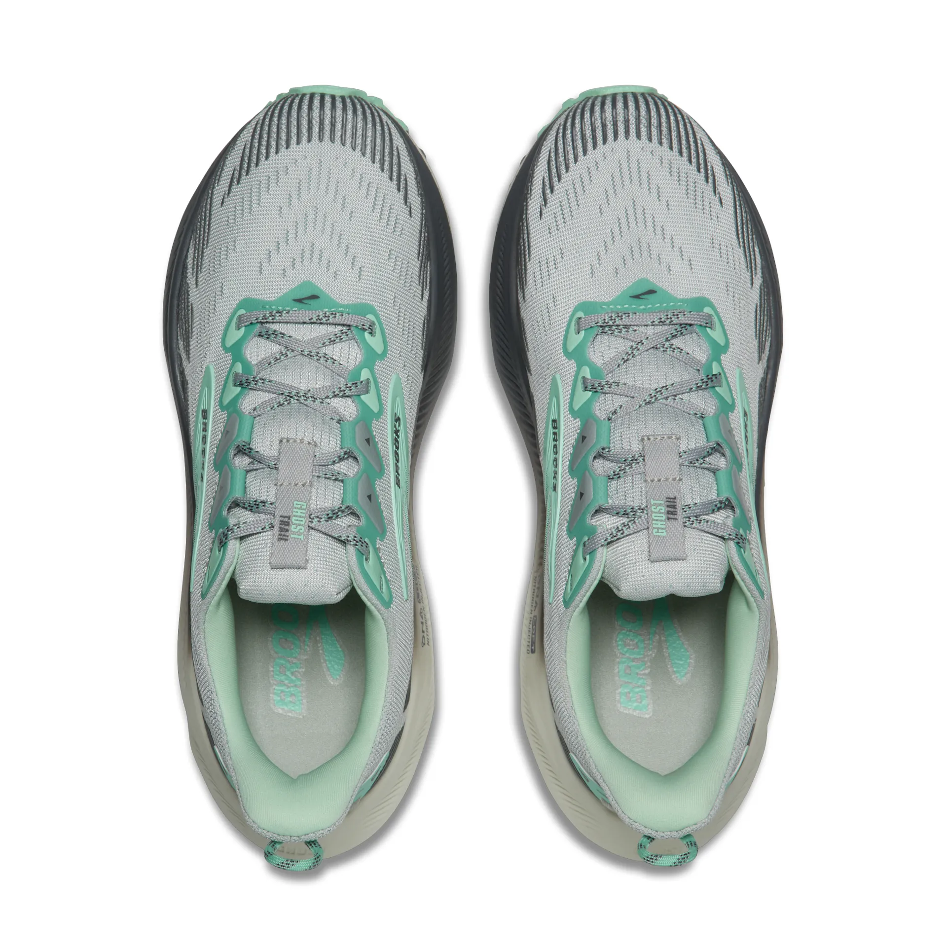Brooks Ghost Trail, Laufschuh, Damen, Harbor Mist/Poppy/Yucca - Image 5