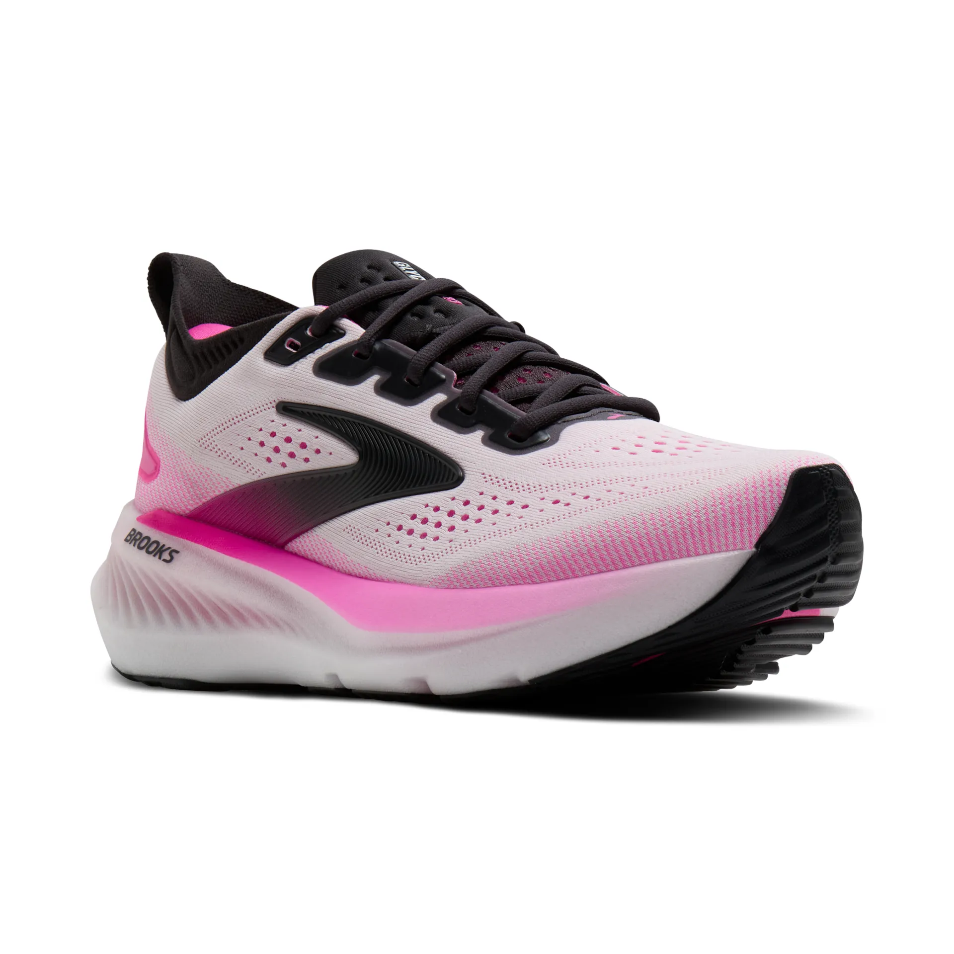 Brooks Glycerin 23, Laufschuh, Damen, White/Phantom/Cyber Pink - Image 3