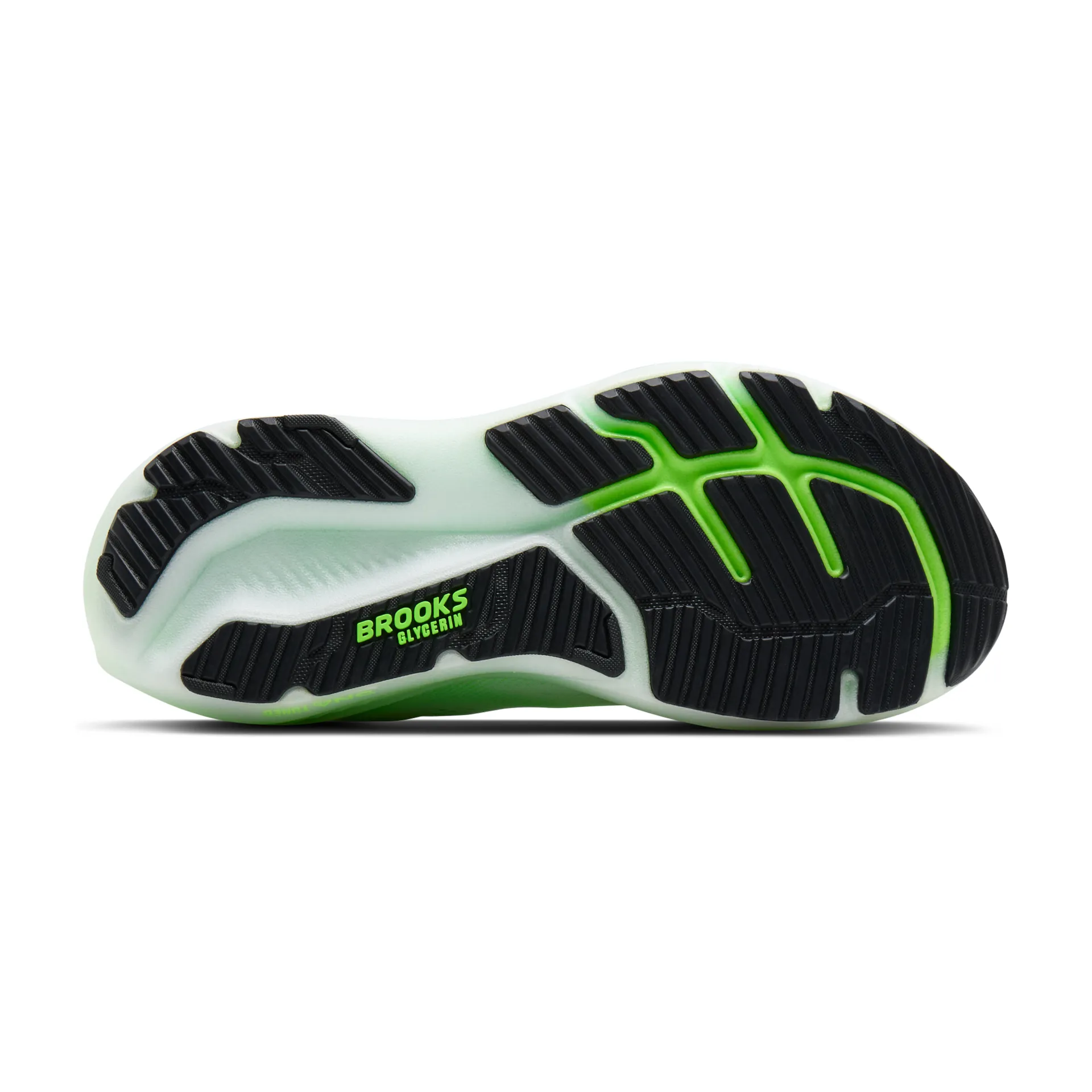 Brooks Glycerin 23, Laufschuh, Herren, White/Phantom/Green Gecko - Image 6
