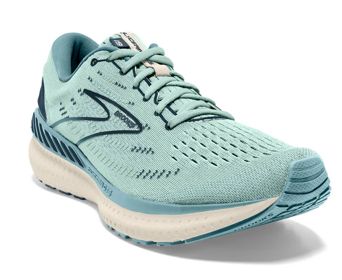 Brooks Glycerin GTS 19, Damen, aqua glass/whisper white/navy, hellblau/weiß - Image 3