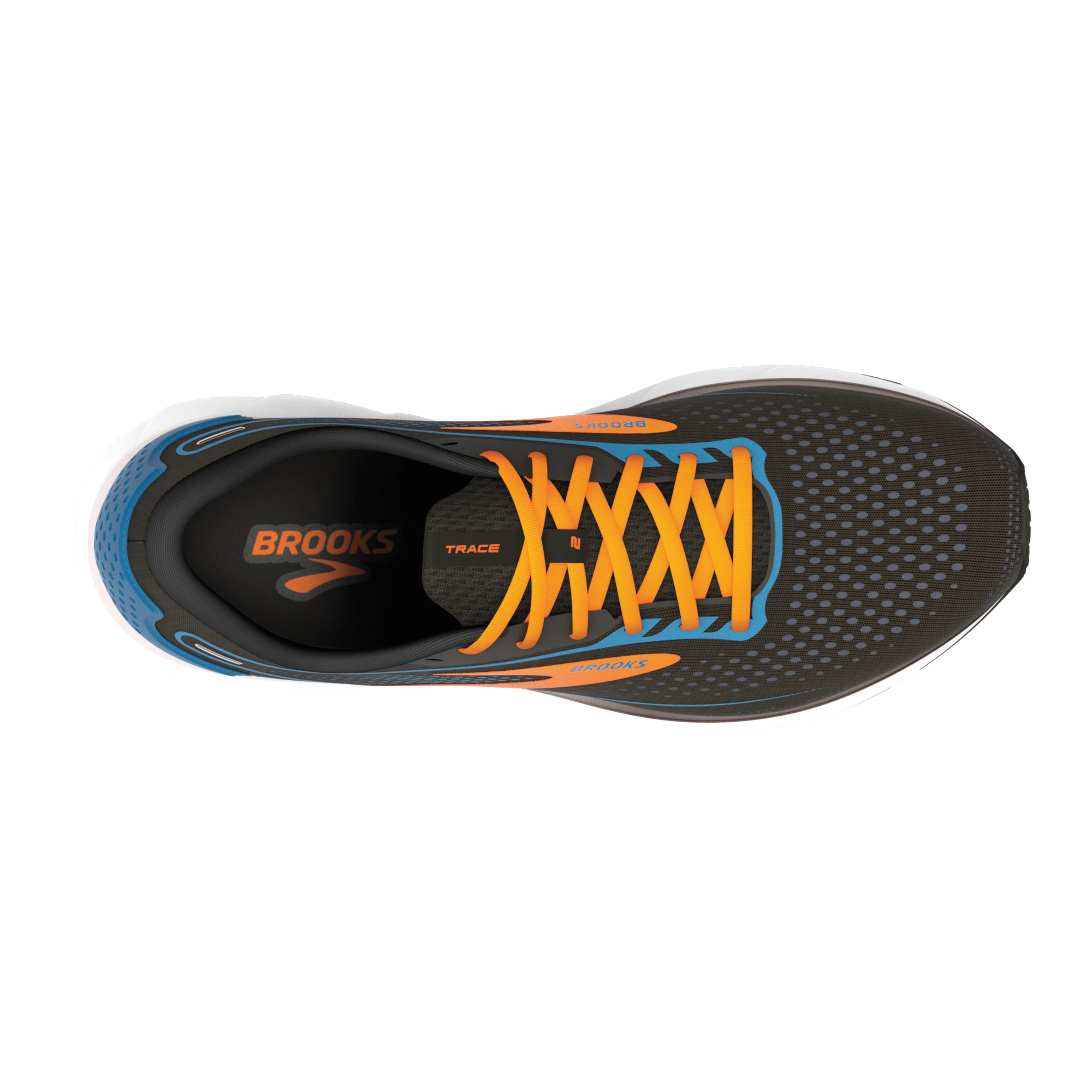 Brooks Trace 2, Herren, black/classic blue/orange, schwarz/blau/orange - Image 5