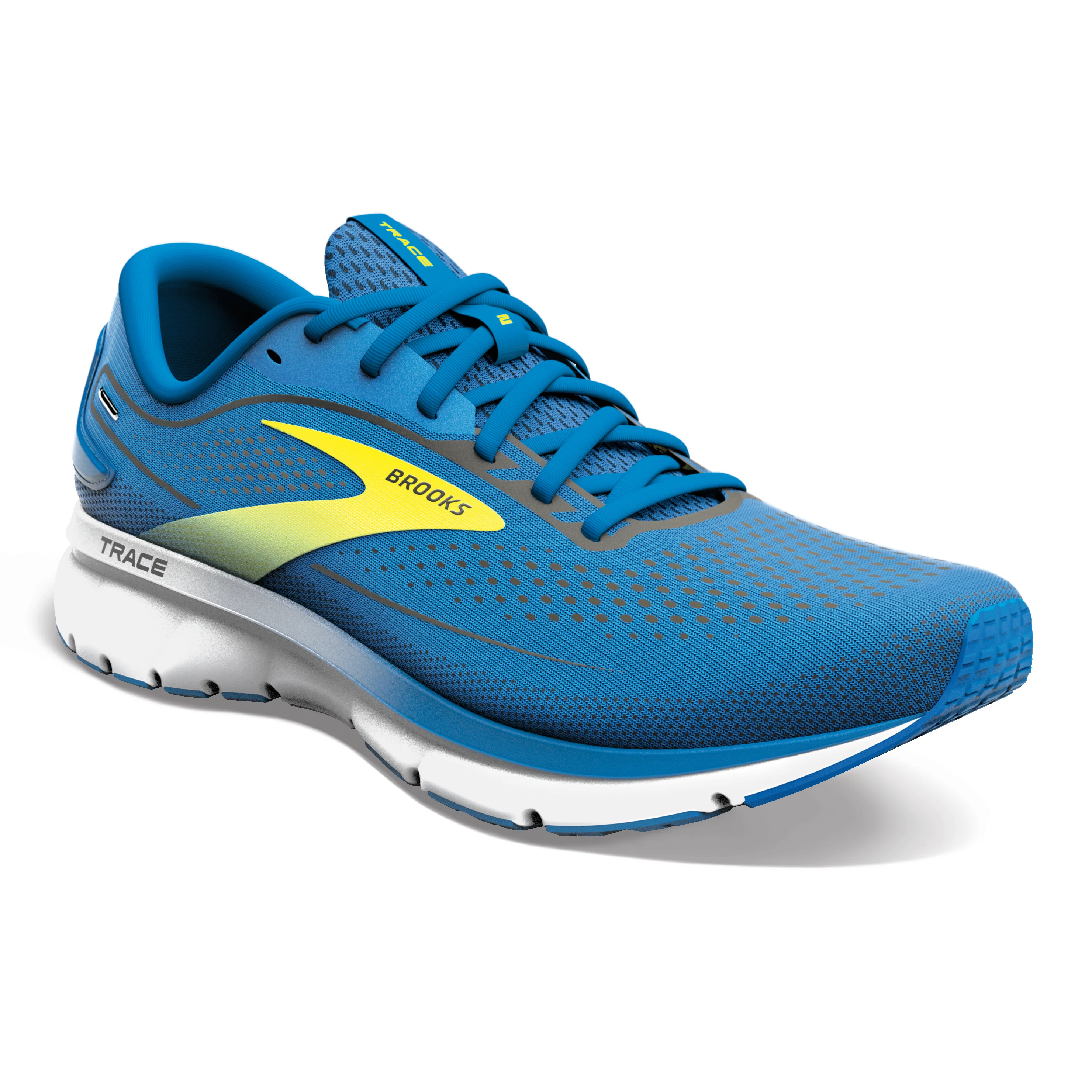 Brooks Trace 2, Herren, Blue/Nightlife/White, blau/gelb - Image 3