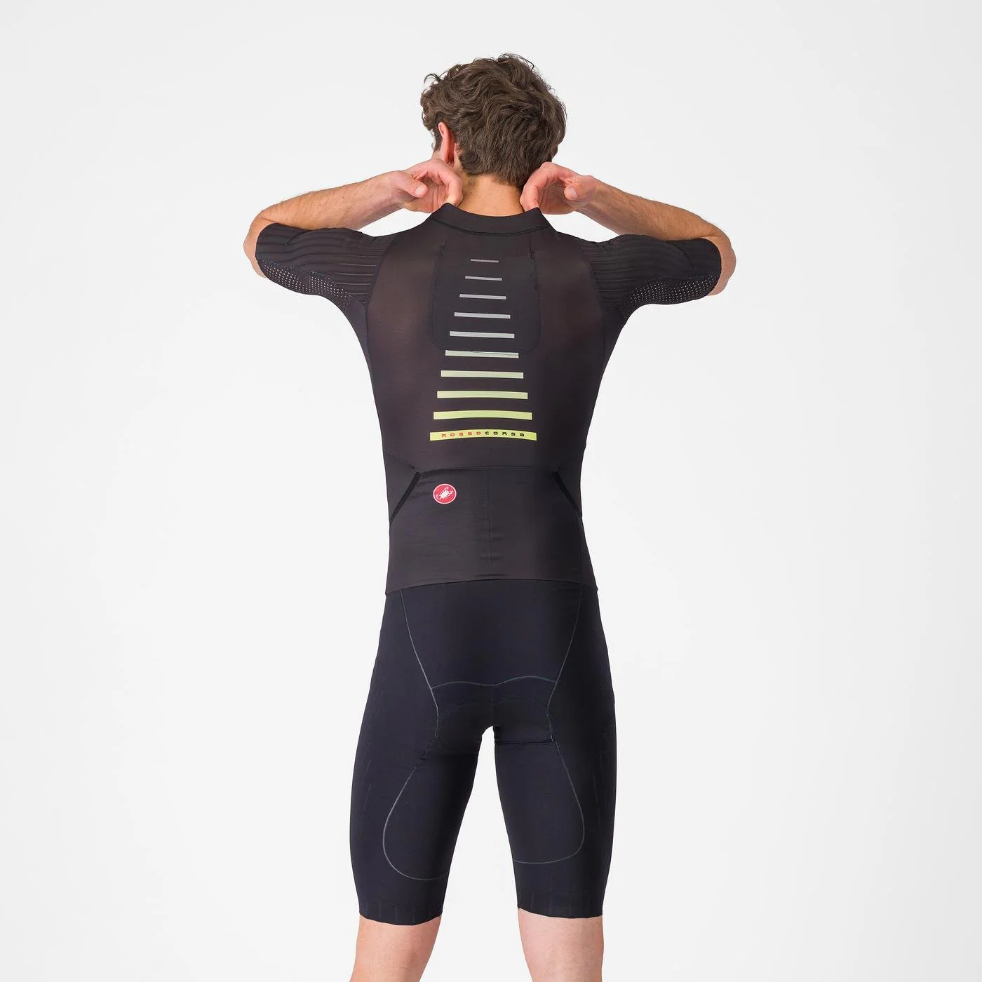 Castelli Free Sanremo 3 Short Sleeve Trisuit, Herren, Black - Image 2