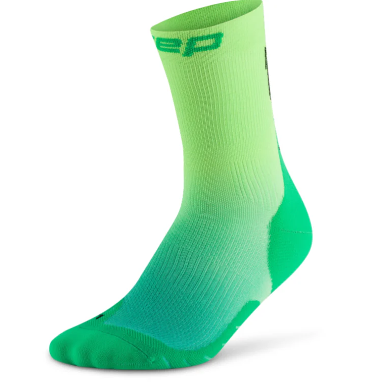 CEP Core Run Edt. Gradient Socks 5.0 - Mid Cut, Herren, green / lime fade - Image 2