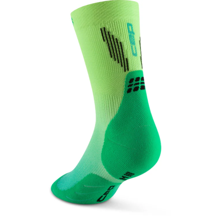 CEP Core Run Edt. Gradient Socks 5.0 - Mid Cut, Herren, green / lime fade - Image 3