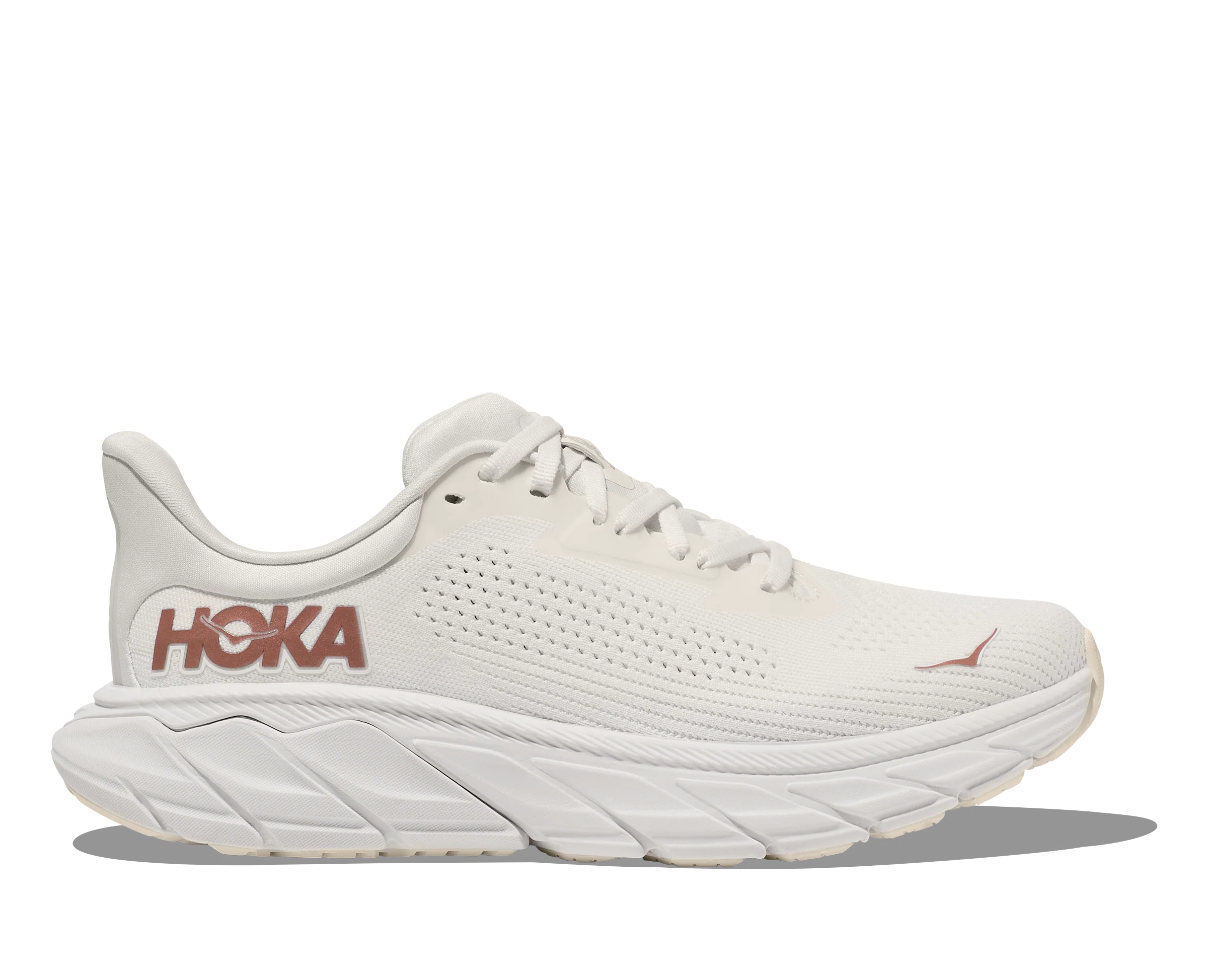 Hoka Arahi 7, Laufschuh, Damen, Blanc De Blanc/Rose Gold