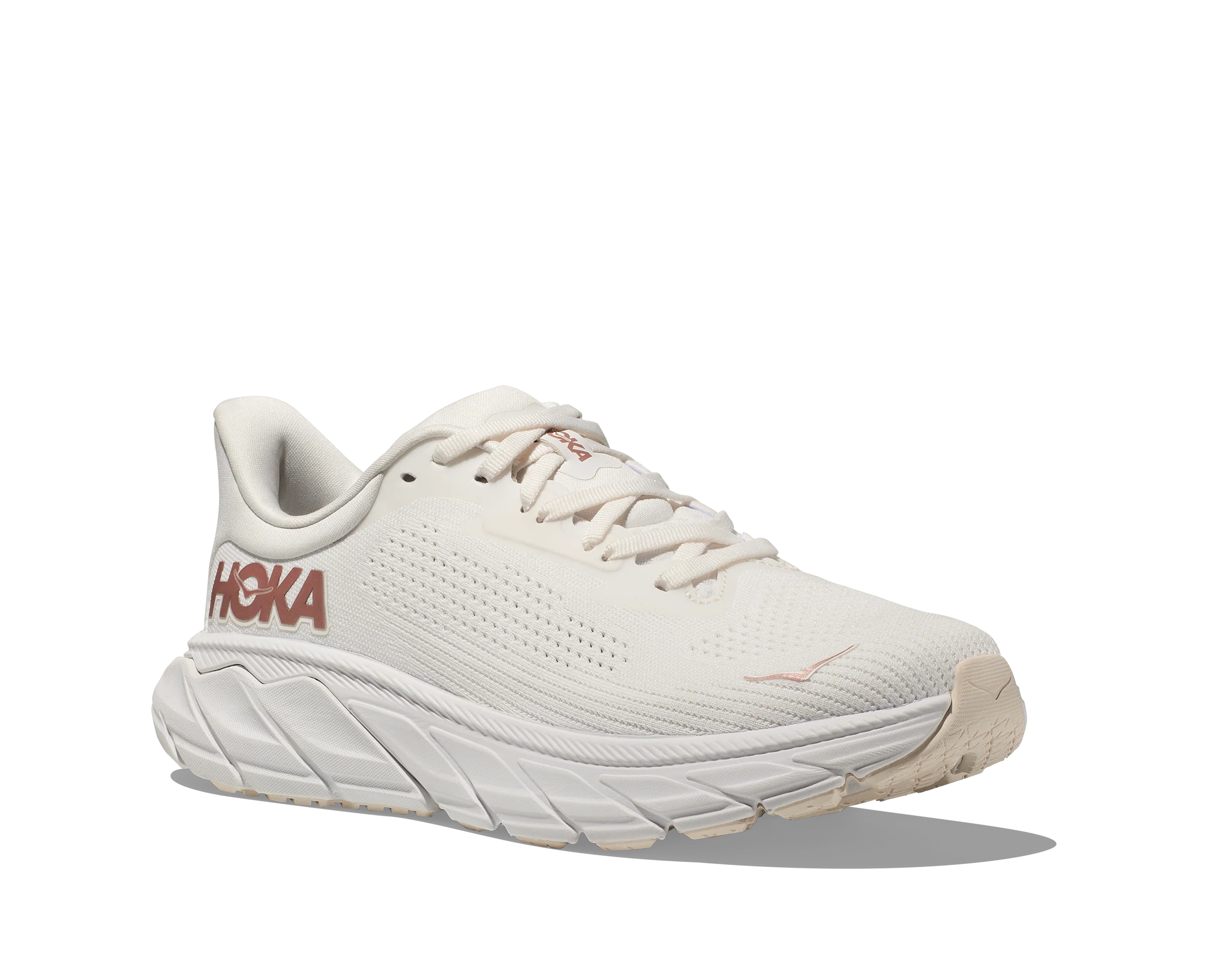 Hoka Arahi 7, Laufschuh, Damen, Blanc De Blanc/Rose Gold - Image 6