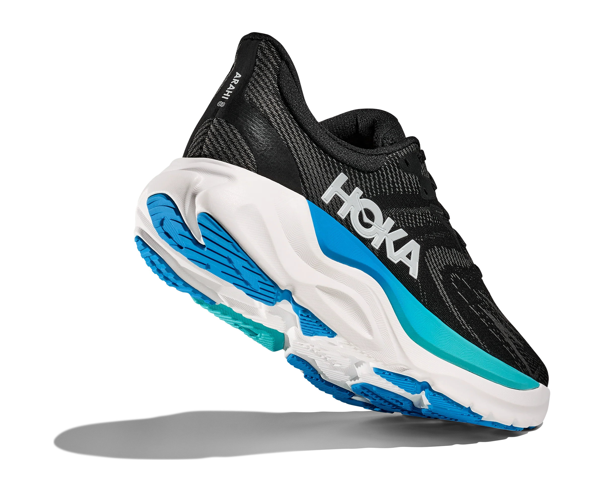 Hoka Arahi 8, Laufschuh, Herren, Black/Skyward Blue - Image 4