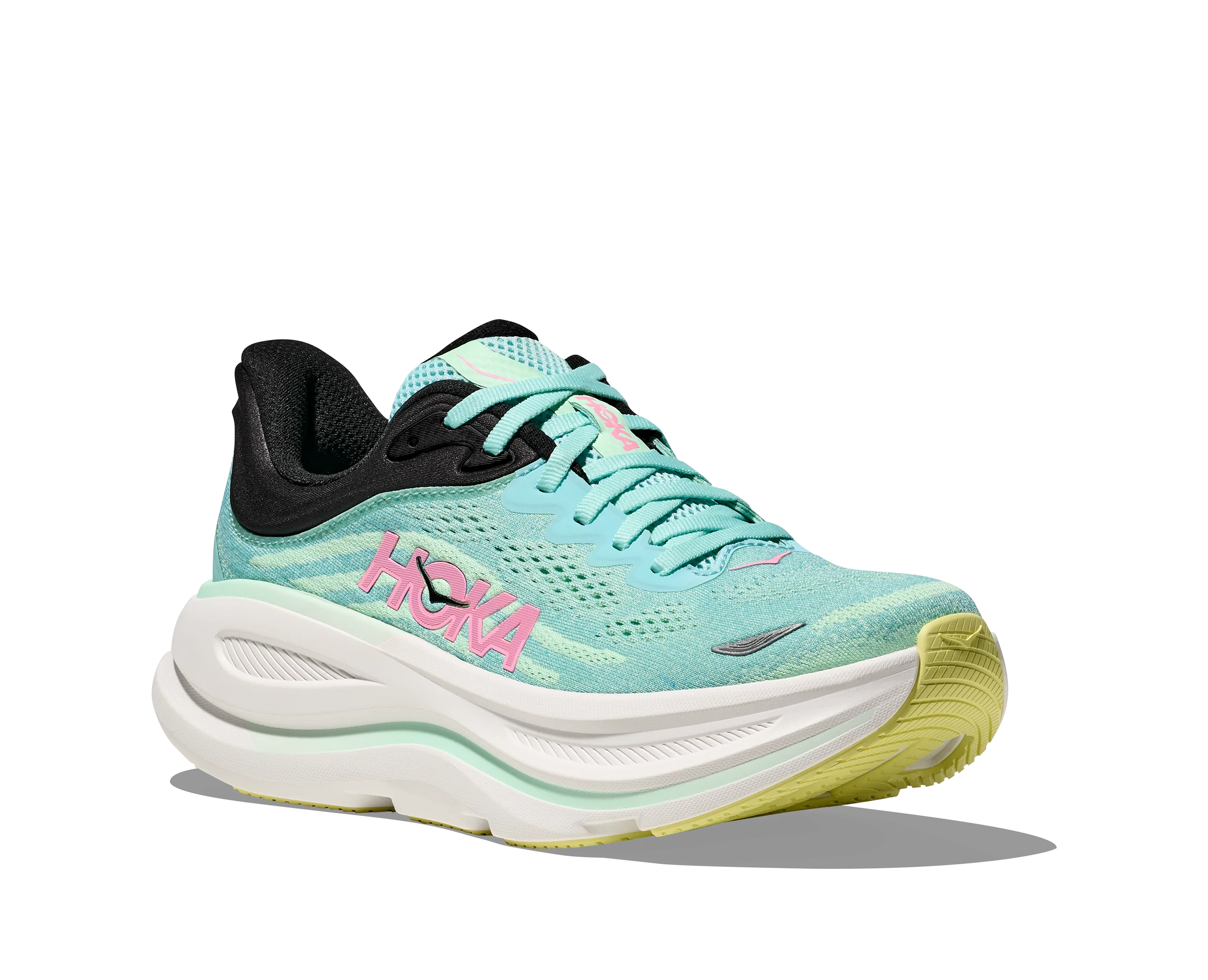 Hoka Bondi 9, Laufschuh, Damen, Blue Spark/Mint Flourite - Image 7