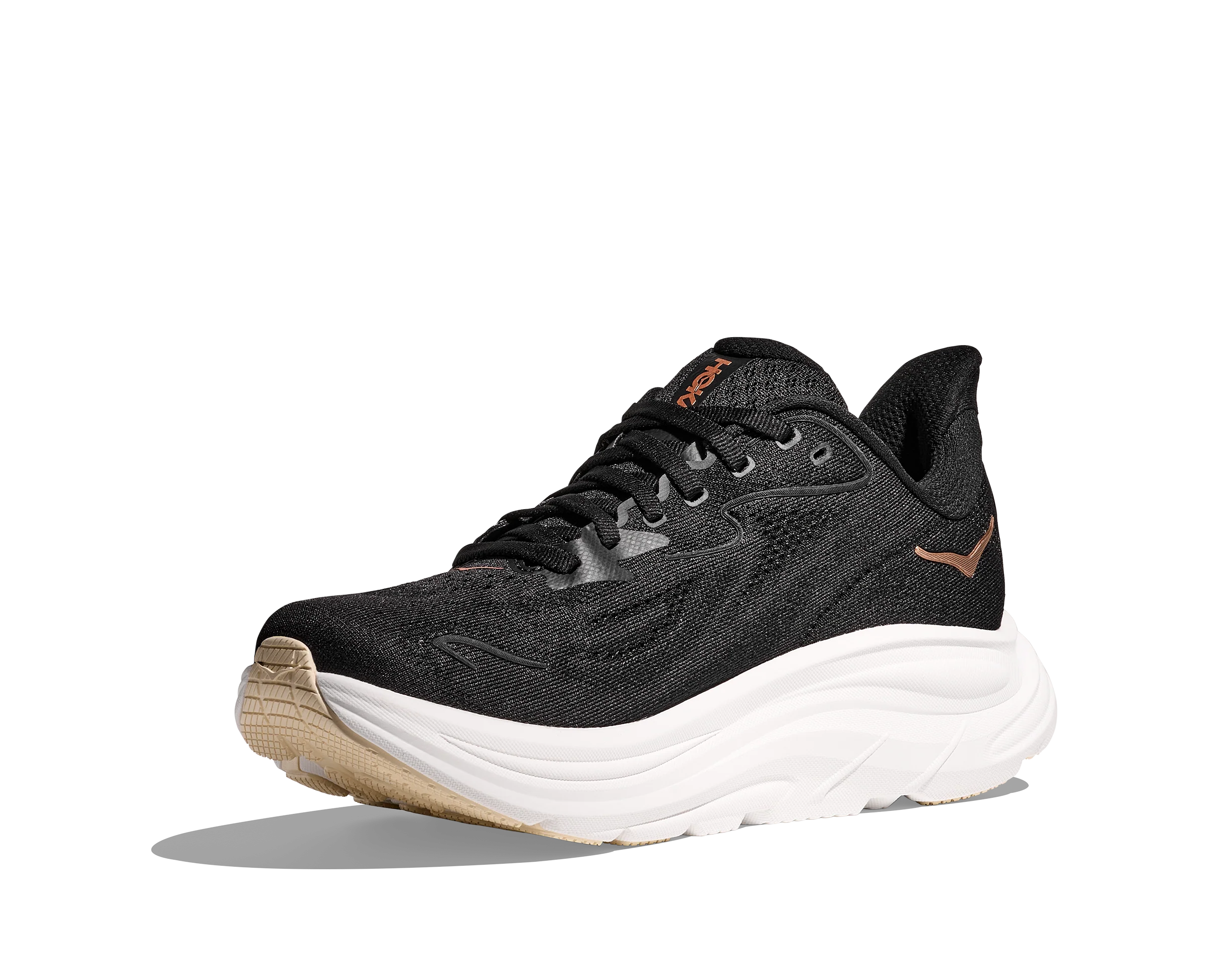 Hoka Clifton 10, Laufschuh, Damen, Black/Rose Gold - Image 4