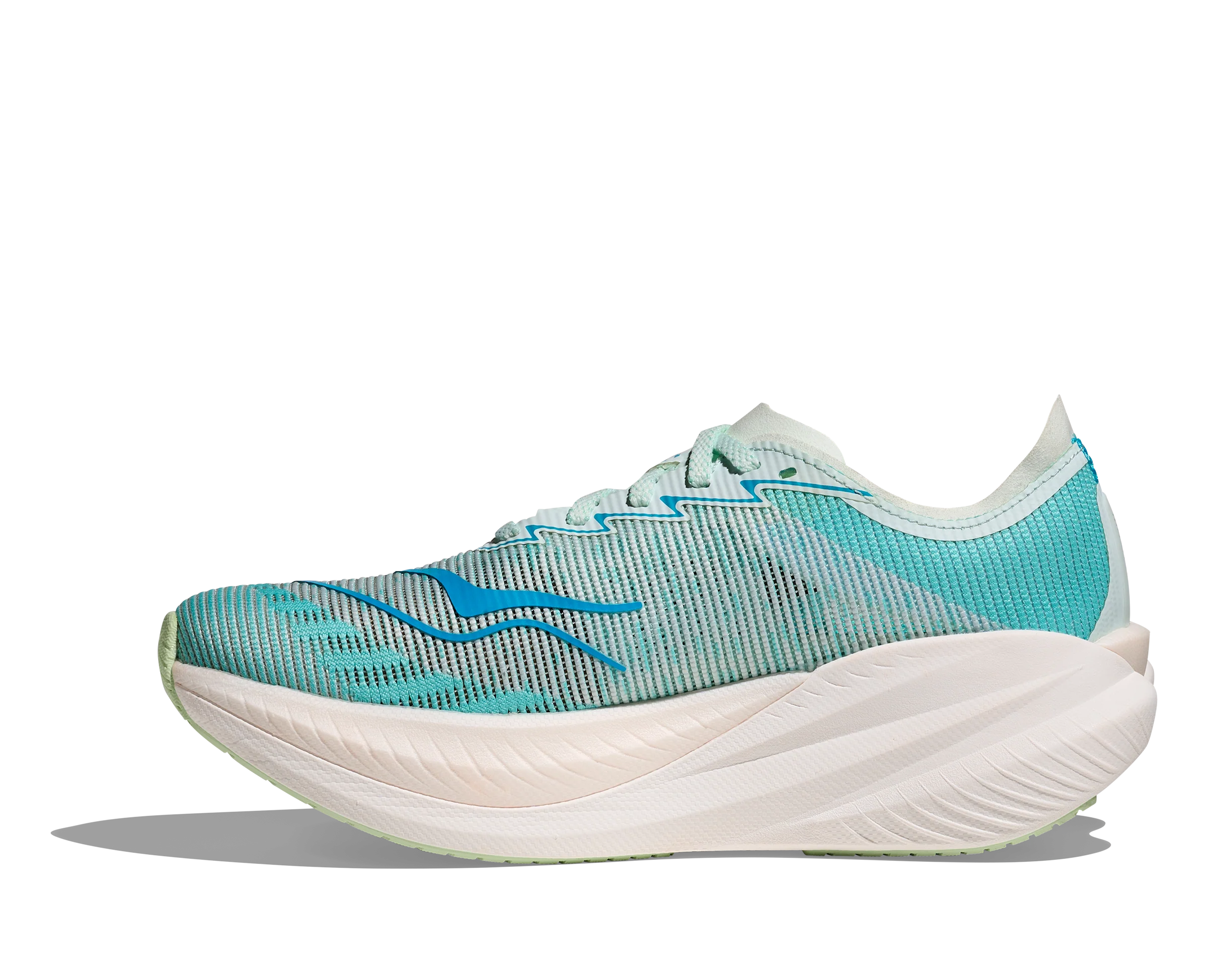 Hoka Mach X 2, Laufschuhe, Damen, Snow Melt/Blue Spark - Image 2