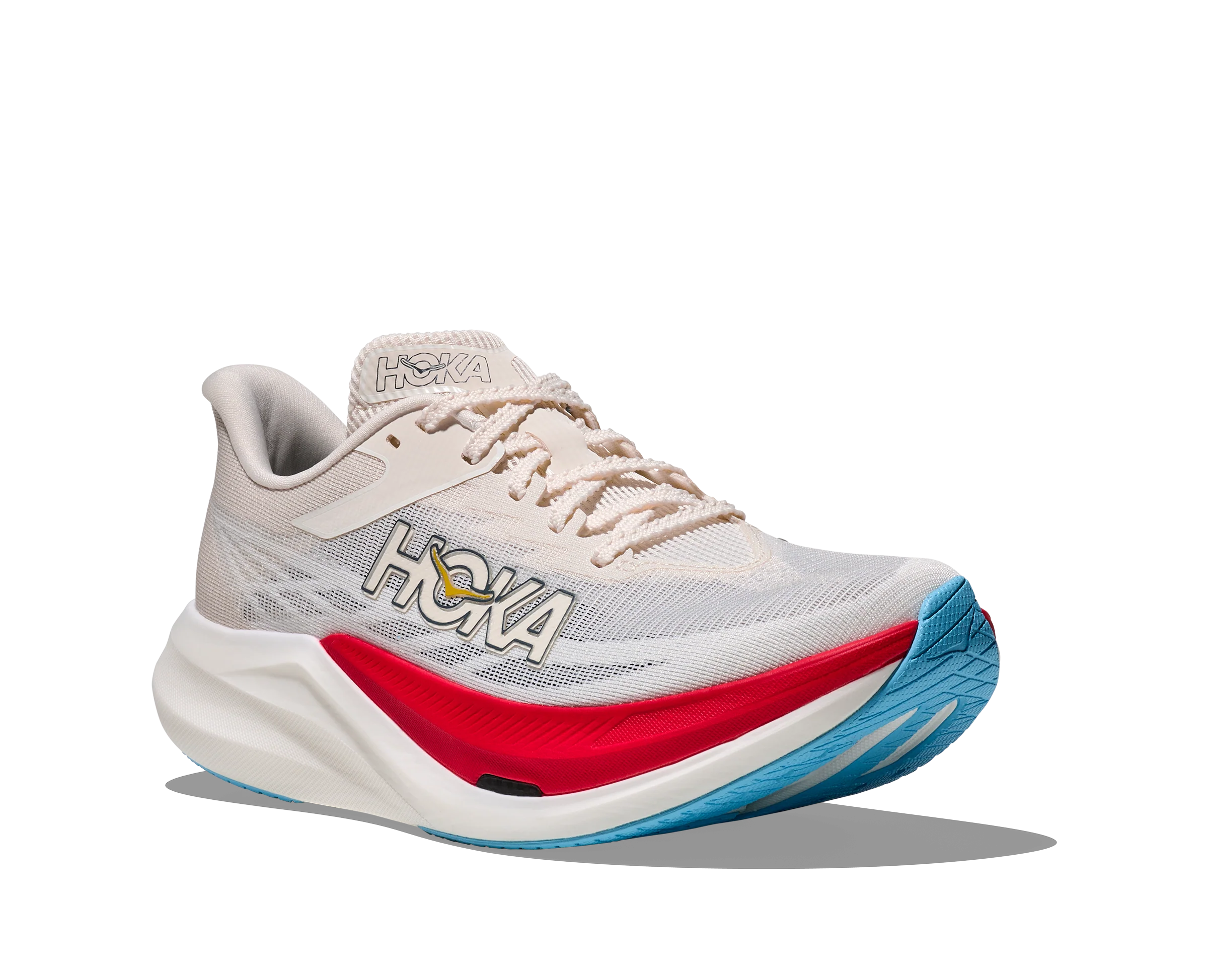 Hoka Rocket X 3, Laufschuh, unisex, Alabaster/Frost - Image 3