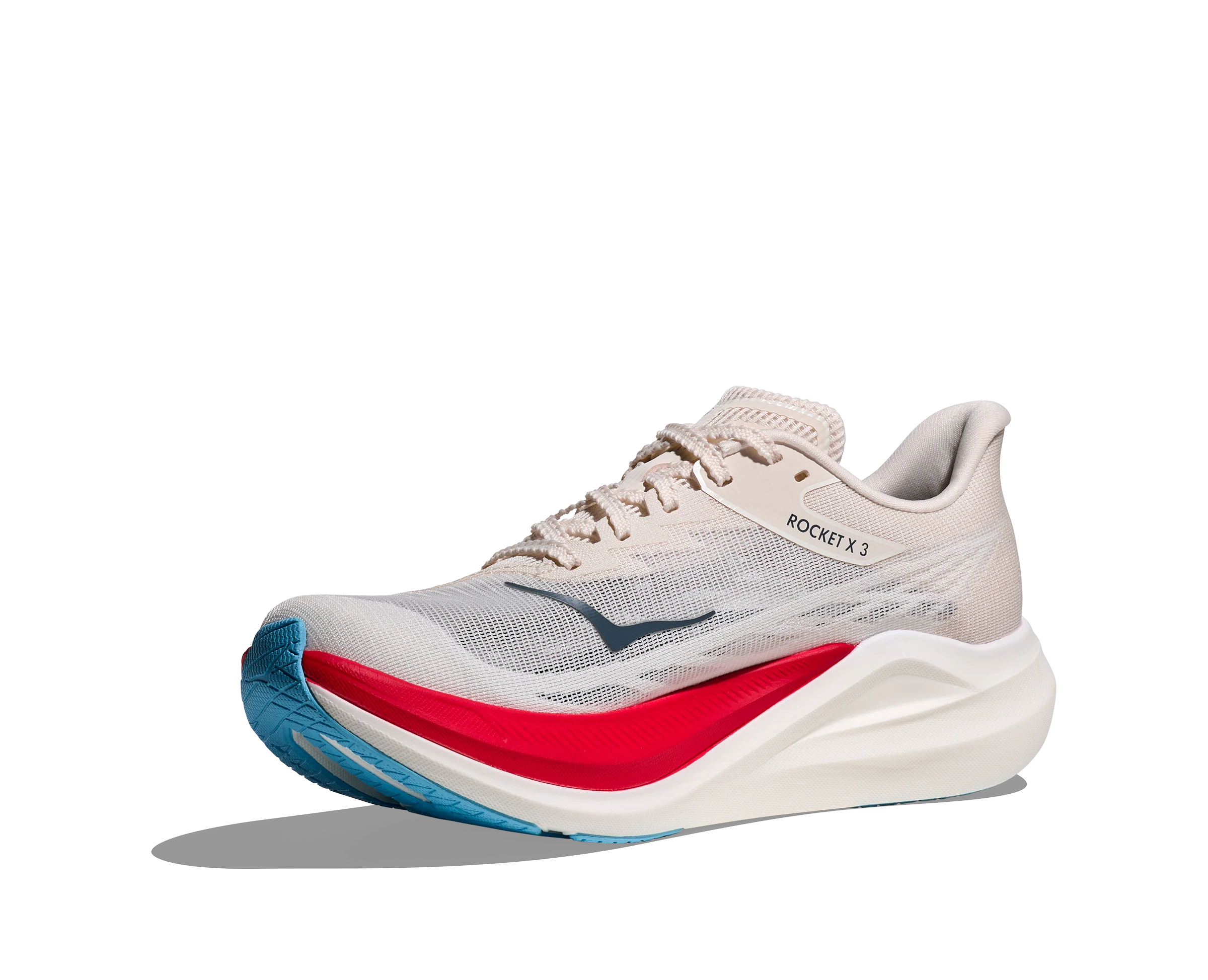 Hoka Rocket X 3, Laufschuh, unisex, Alabaster/Frost - Image 4