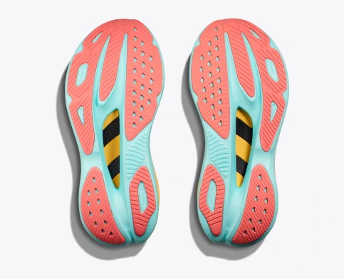 Hoka Skyward X, Laufschuh, Damen, Blanc de Blanc/Swim Day - Image 8