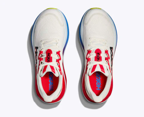 Hoka Skyward X, Laufschuh, Herren, Blanc de Blanc/Virtual Blue - Image 6