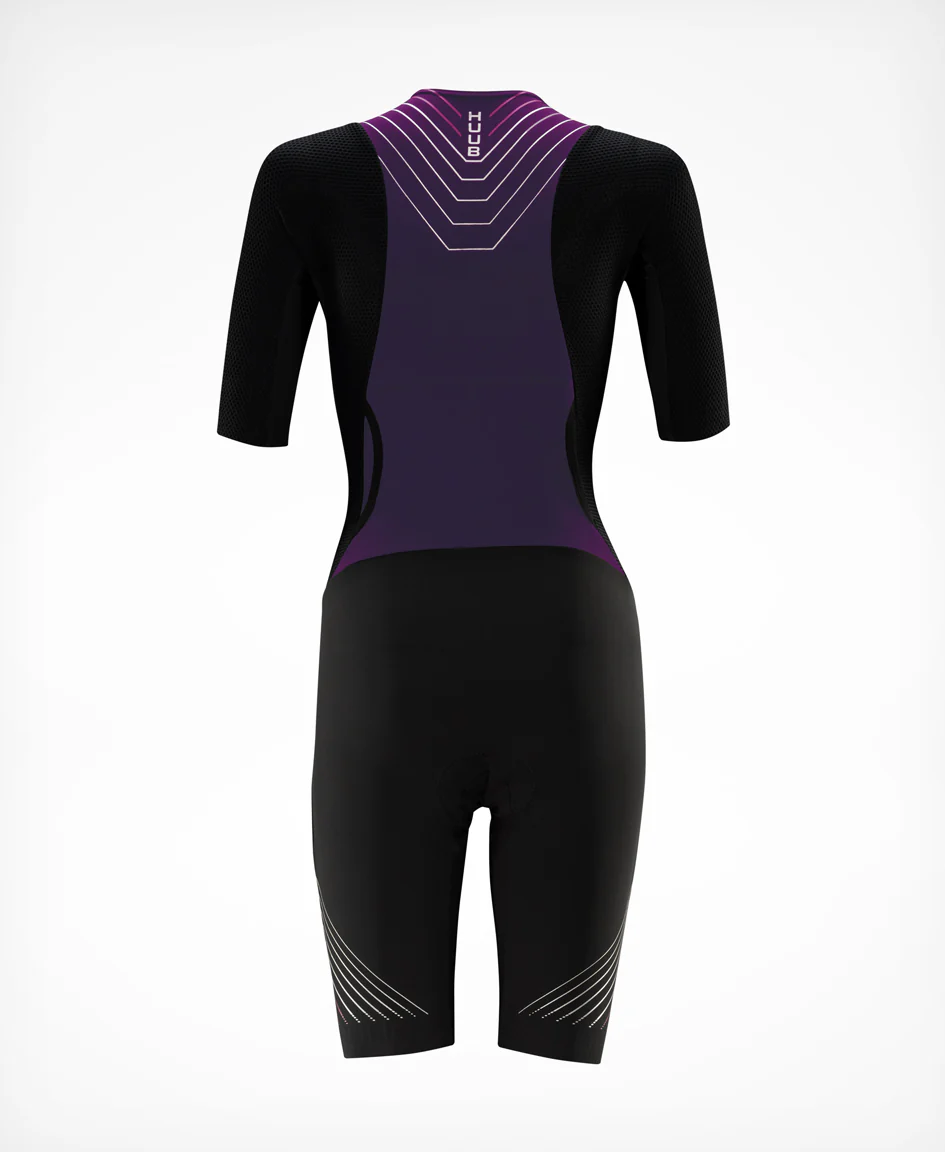 Huub Pinnacle TriSuit, Damen, Black/Grape - Image 2