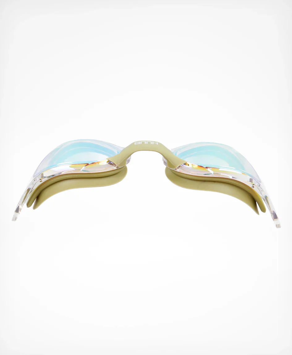 Huub Thomas Lurz Schwimmbrille, Klarer Goldspiegel, Salbei - Image 2