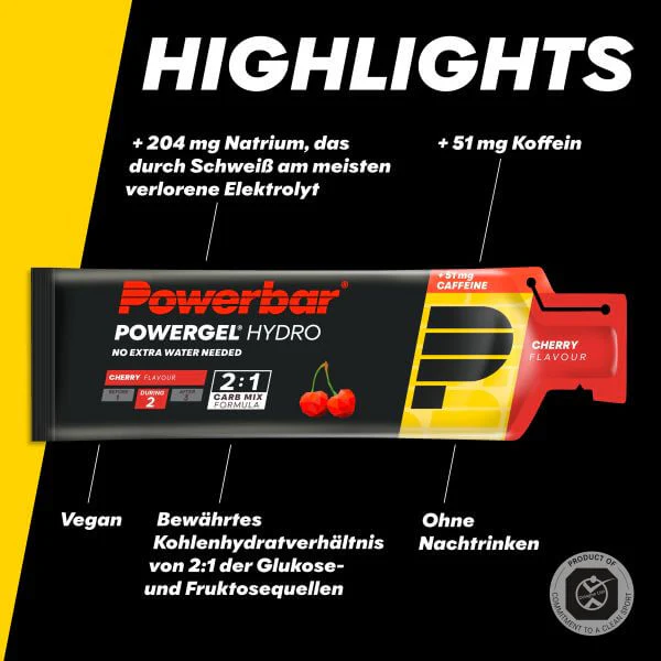 Powerbar Powergel Hydro, Cherry, 67ml - Image 2