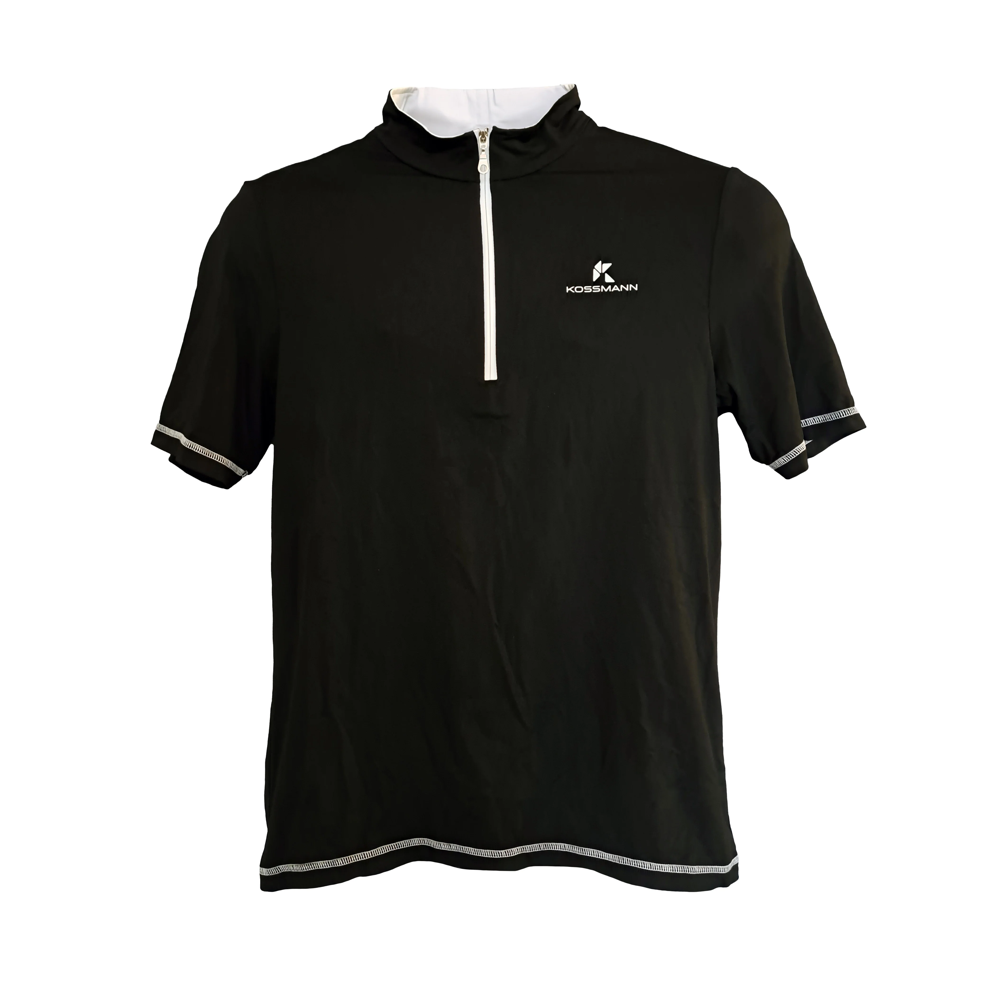 Kossmann Lite Meryl RV Shirt, Herren, schwarz/weiß, Größe M / 48, B - Ware, kein Umtausch