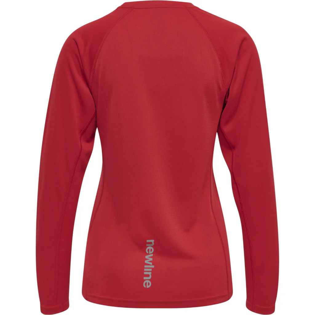 Newline Women Core Running T-Shirt L/S, Damen, tango red, rot - Image 3
