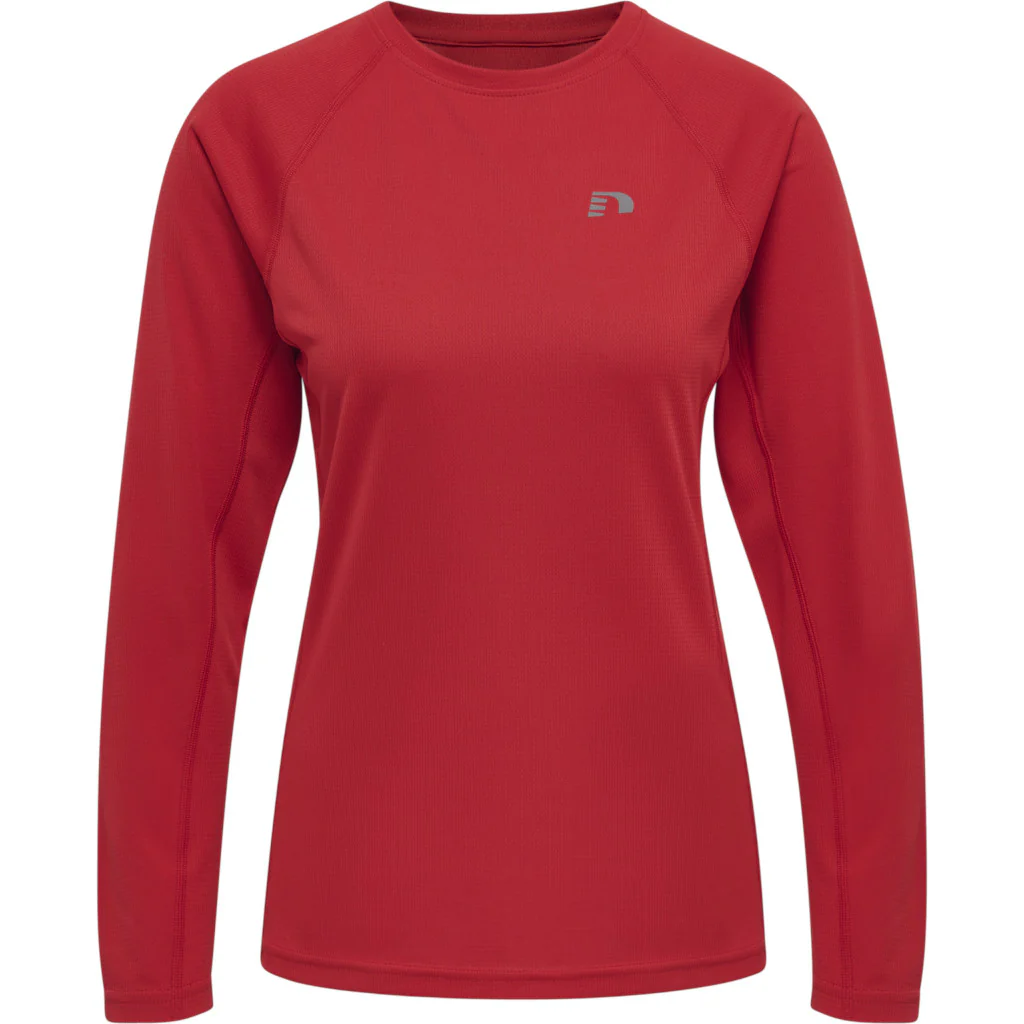 Newline Women Core Running T-Shirt L/S, Damen, tango red, rot - Image 4