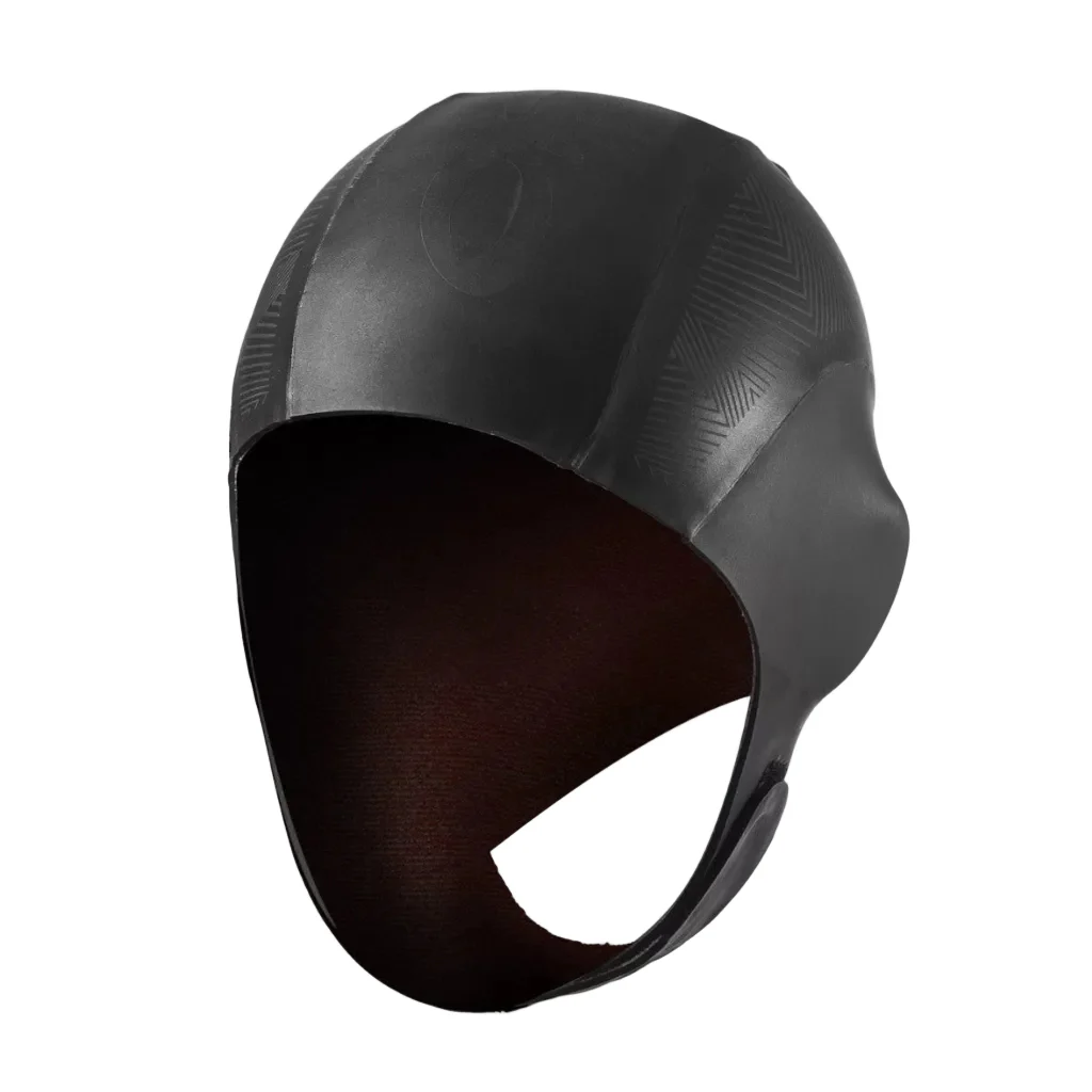 Orca Neopren Thermal Swim Cap, Schwimmkappe, Badekappe, Kappe, Mütze, schwarz
