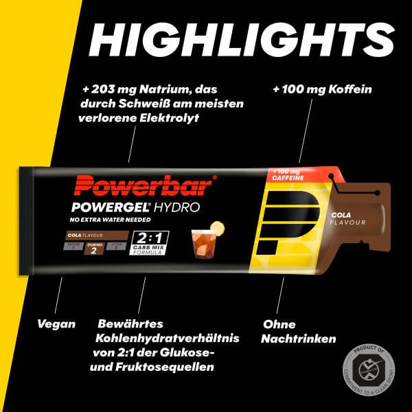 Powerbar Powergel Hydro, Cola, 67ml - Image 2