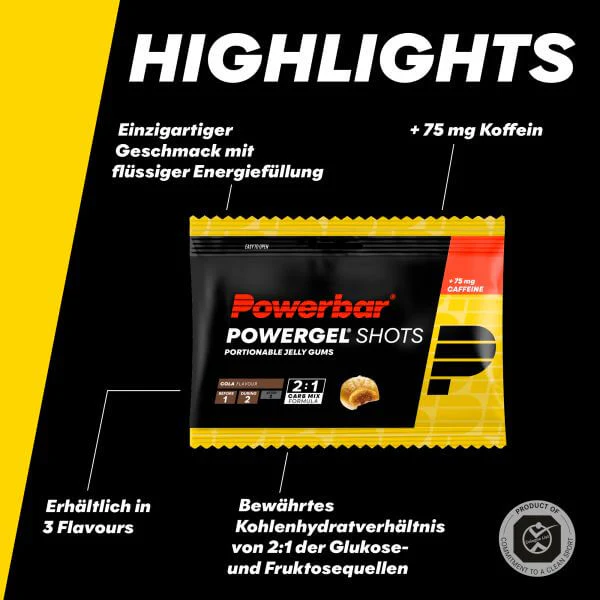 Powerbar Powergel Shots, Cola, 60g - Image 2