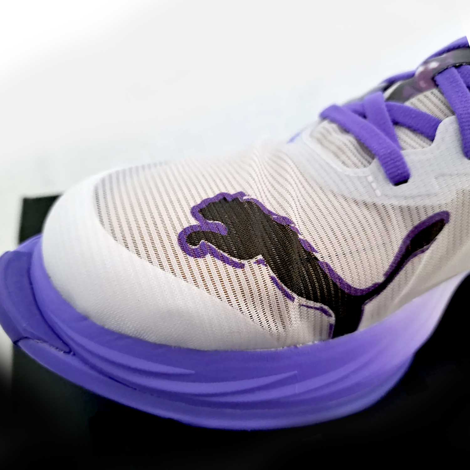 Puma FAST-R NITRO Elite 3, Laufschuhe, Damen, Puma White/Dark Amethyst/Black/Flour Pink - Image 7