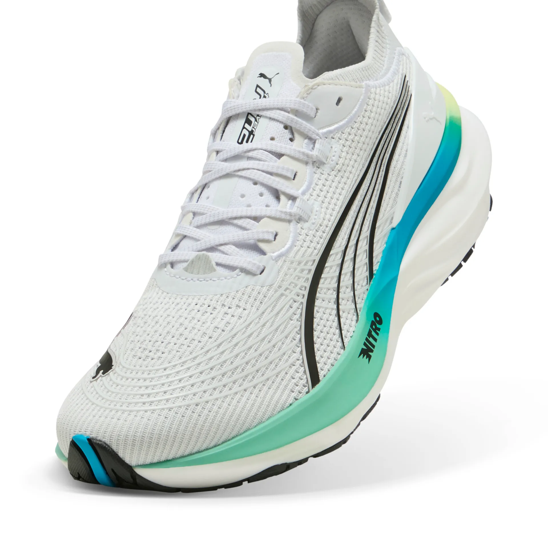 Puma ForeverRun NITRO 2, Laufschuhe, Herren, PUMA White/Speed Blue - Image 3