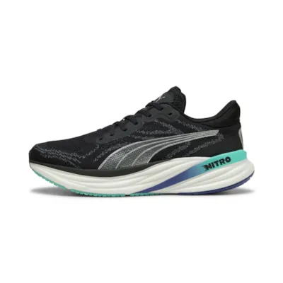 Puma Magnify NITRO 2, Laufschuhe, Herren, Puma Black/Aquatic/Blue Crystal - Image 2