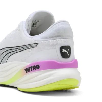 Puma Magnify NITRO 2, Laufschuhe, Herren, Puma White/Pure Magenta/Yellow Alert - Image 5