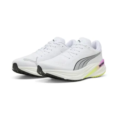 Puma Magnify NITRO 2, Laufschuhe, Herren, Puma White/Pure Magenta/Yellow Alert - Image 6