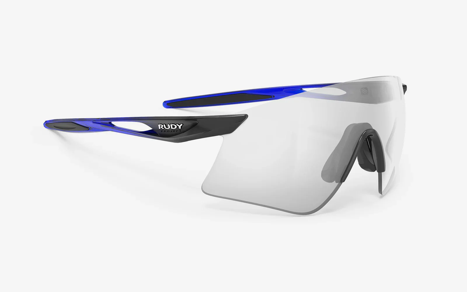 RUDY Project Astral Sphere, ImpactX2 Black/Black Fade/Crystal Blue Gloss, Radbrille, Sportbrille