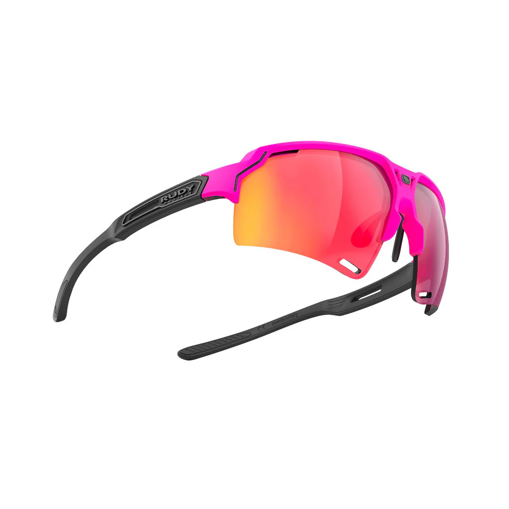RUDY Project Deltabeat Pink Fluo/Black (Matte) - RP Optics Multilaser Red, Radbrille, Sportbrille, pink/schwarz - Image 2