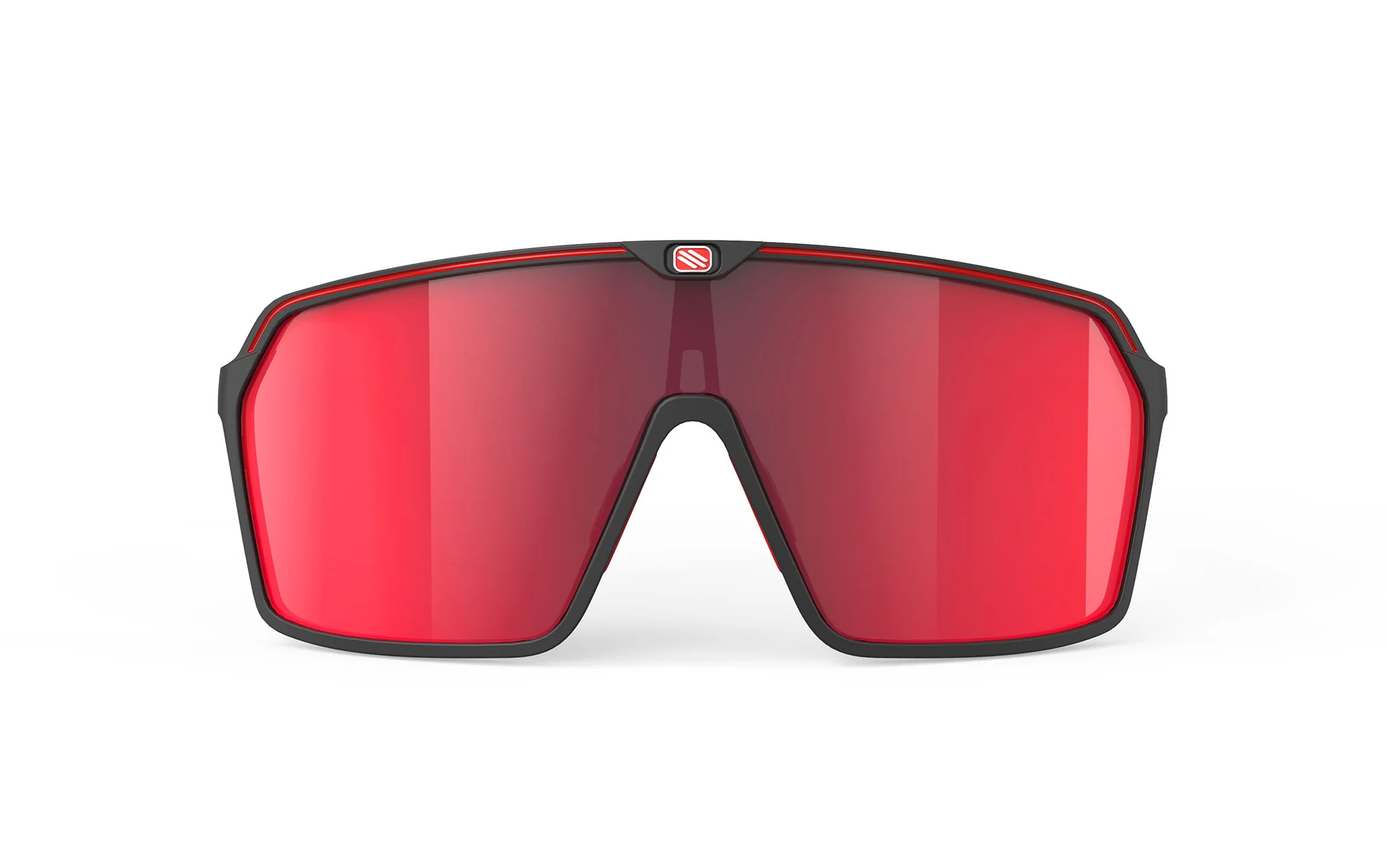RUDY Project Sun.Spinshield Black Matte - Multilaser Red, Radbrille, Sportbrille, schwarz/rot - Image 2