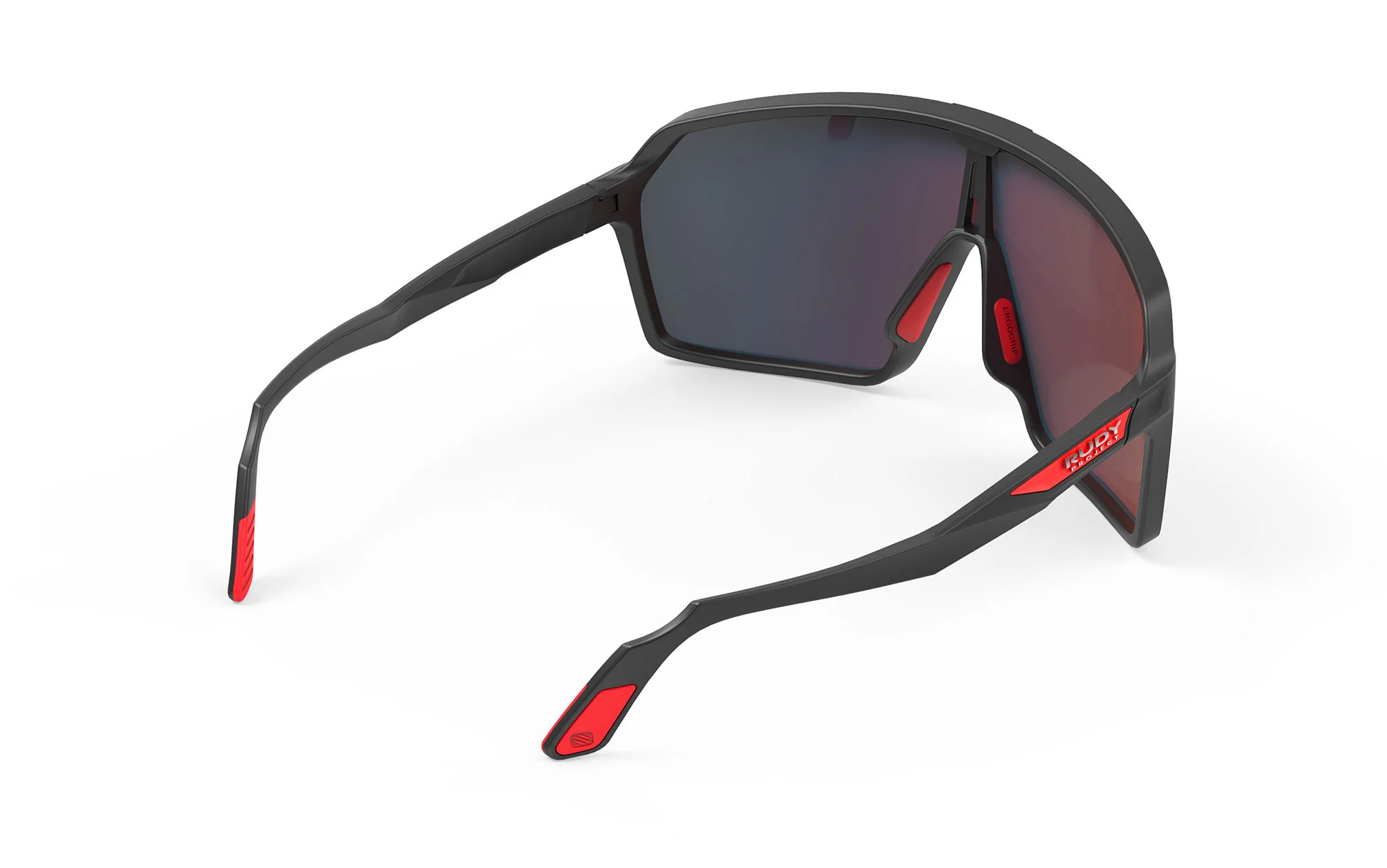 RUDY Project Sun.Spinshield Black Matte - Multilaser Red, Radbrille, Sportbrille, schwarz/rot - Image 5