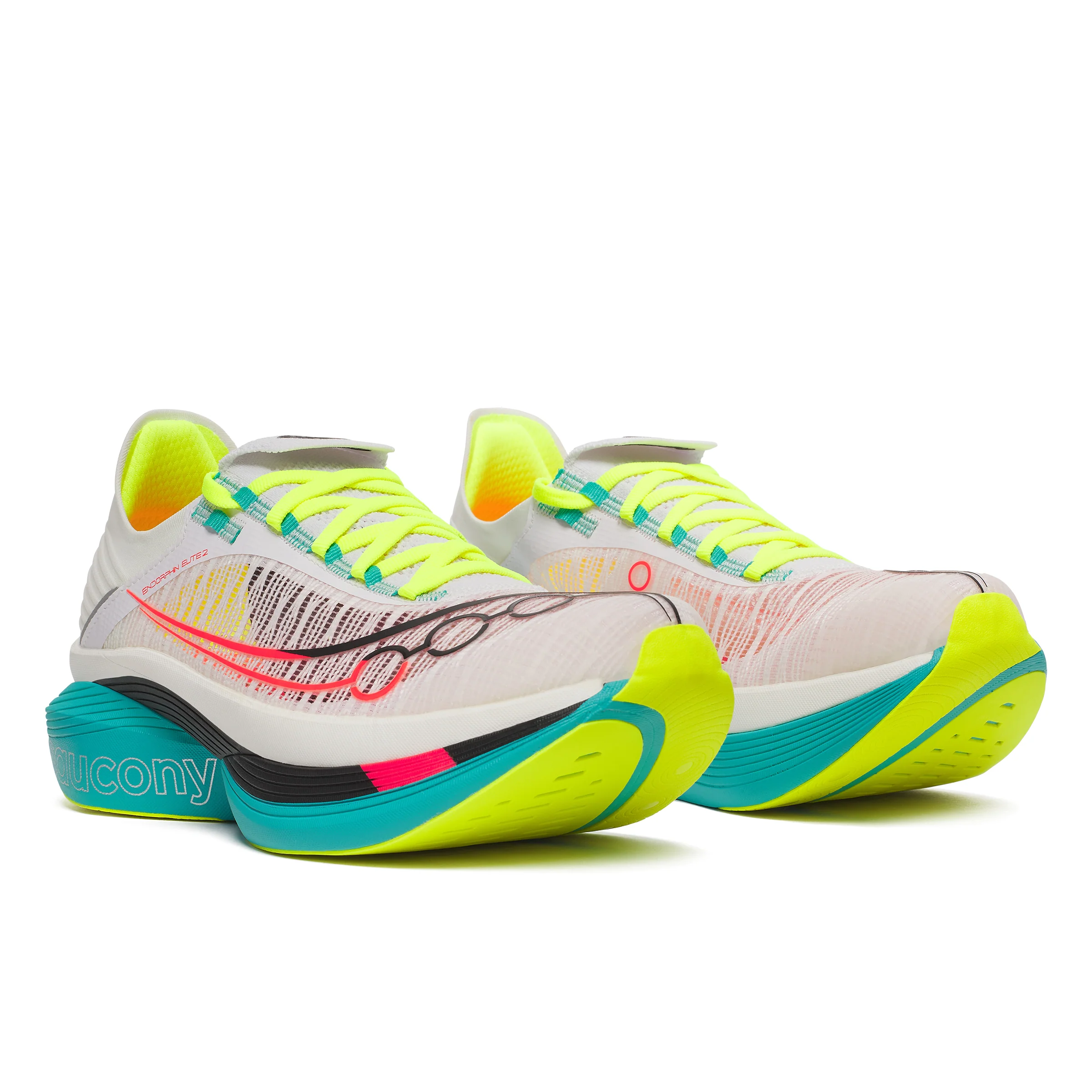 Saucony Endorphin Elite 2, Laufschuh, unisex, White/Mutant - Image 3