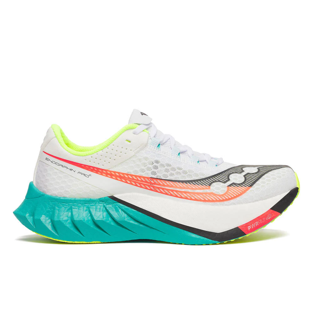 Saucony Endorphin Pro 4, Laufschuh, Herren, White/Mutant