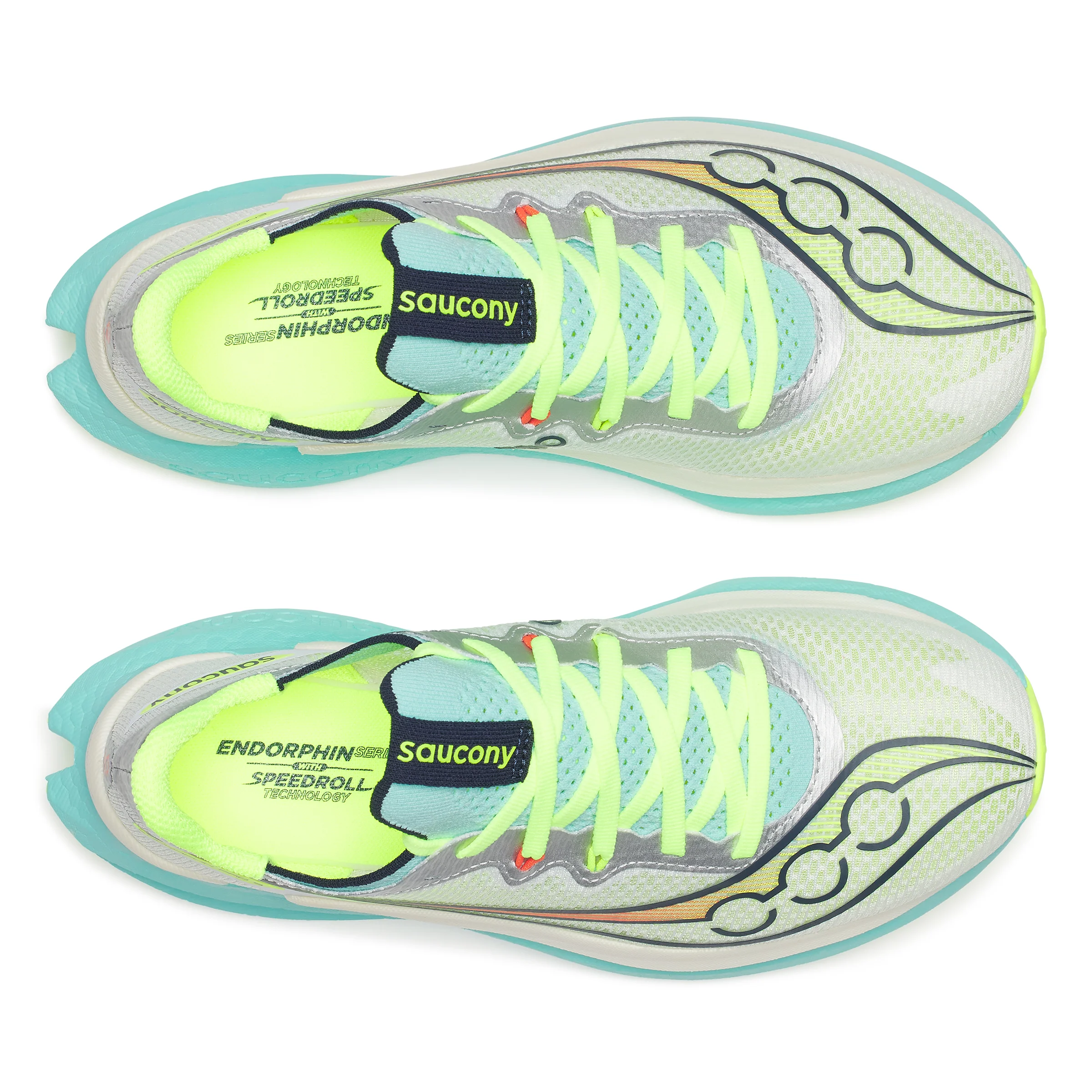 Saucony Endorphin Pro 5, Laufschuh, Damen, White/Splash - Image 5