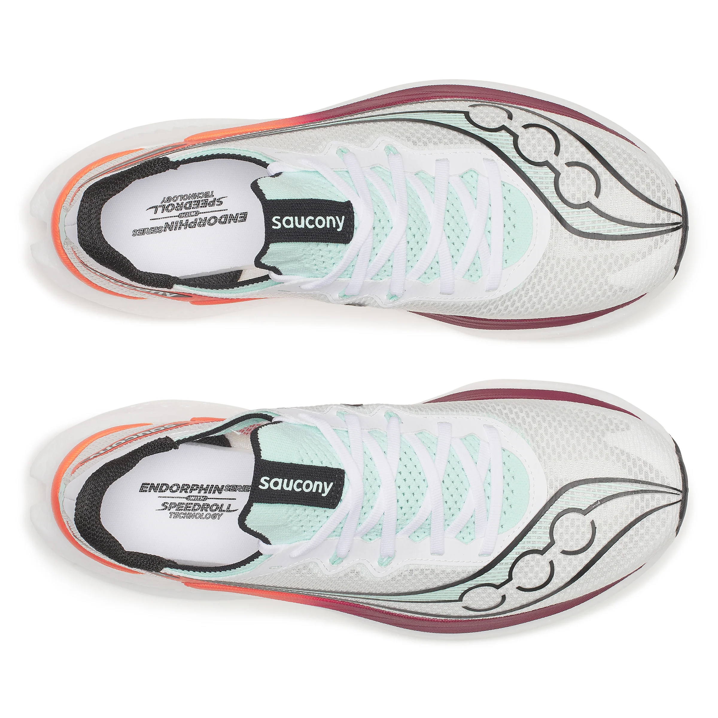 Saucony Endorphin Pro 5, Laufschuh, Herren, White/Crimson - Image 4