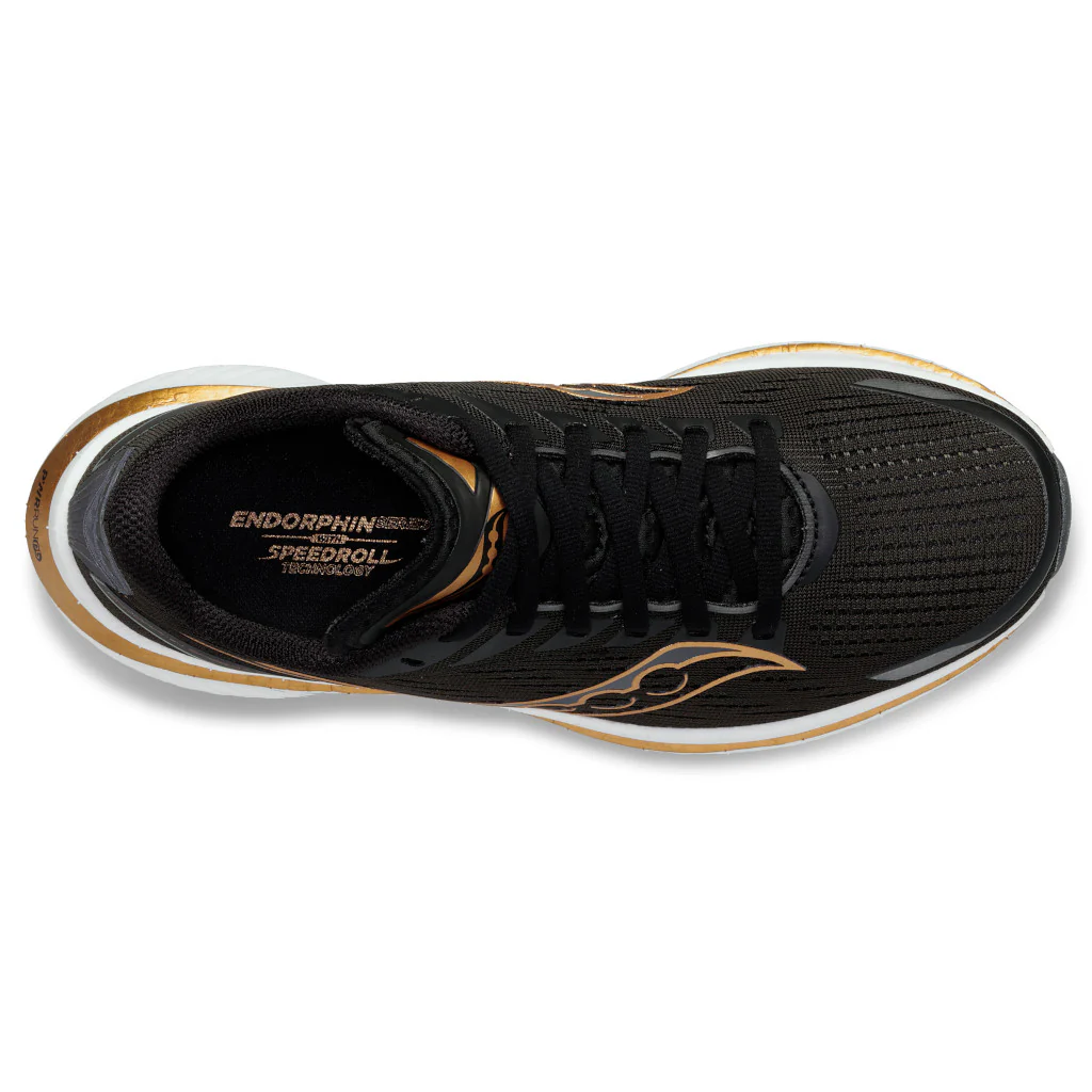 Saucony Endorphin Speed 3, Damen, black/goldstruck, schwarz/weiß/gold - Image 3