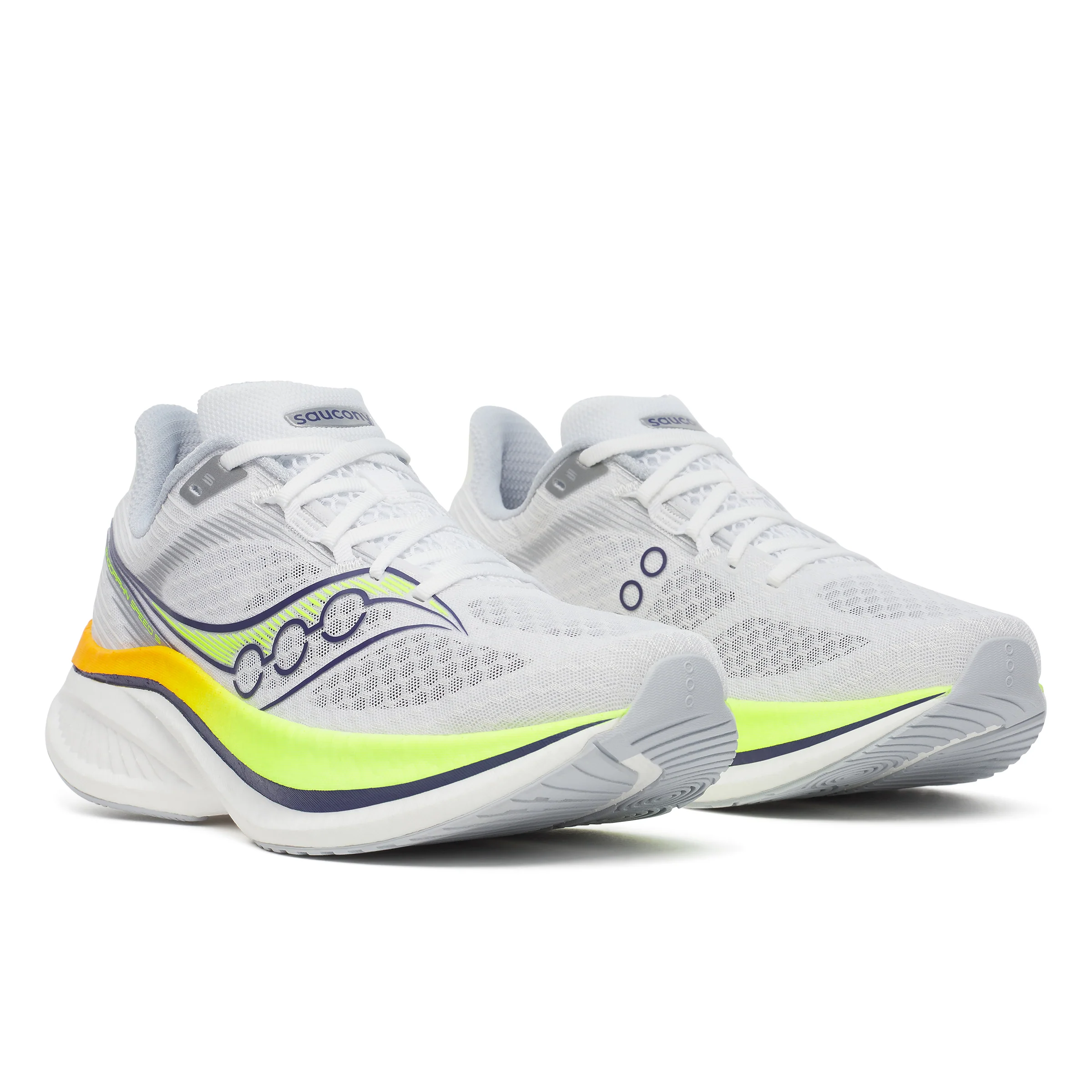 Saucony Endorphin Speed 5, Laufschuh, Herren, White/Citron - Image 3