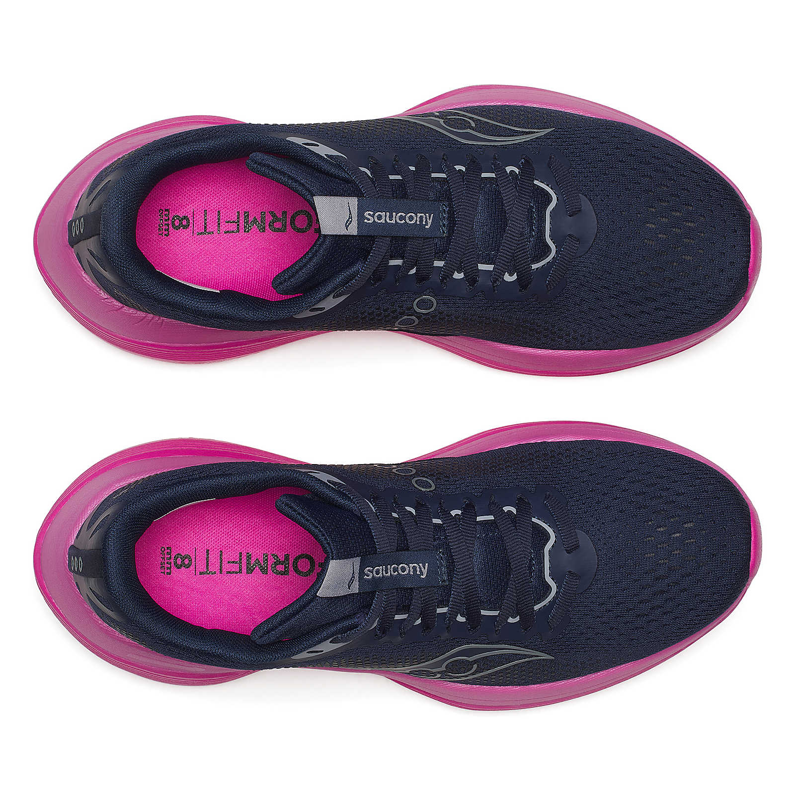 Saucony Endorphin Trainer, Laufschuh, Damen, Navy/Fuchsia - Image 5