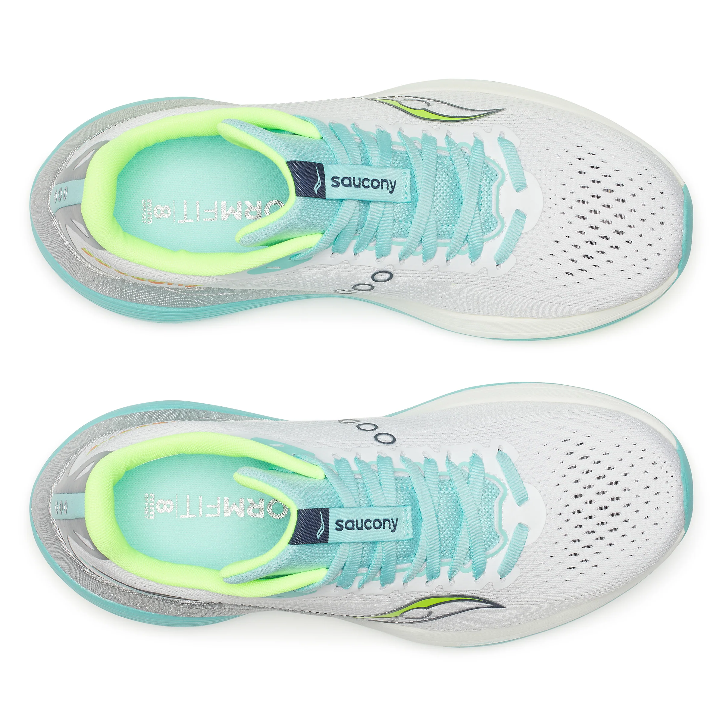 Saucony Endorphin Trainer, Laufschuh, Damen, White/Aqua - Image 4