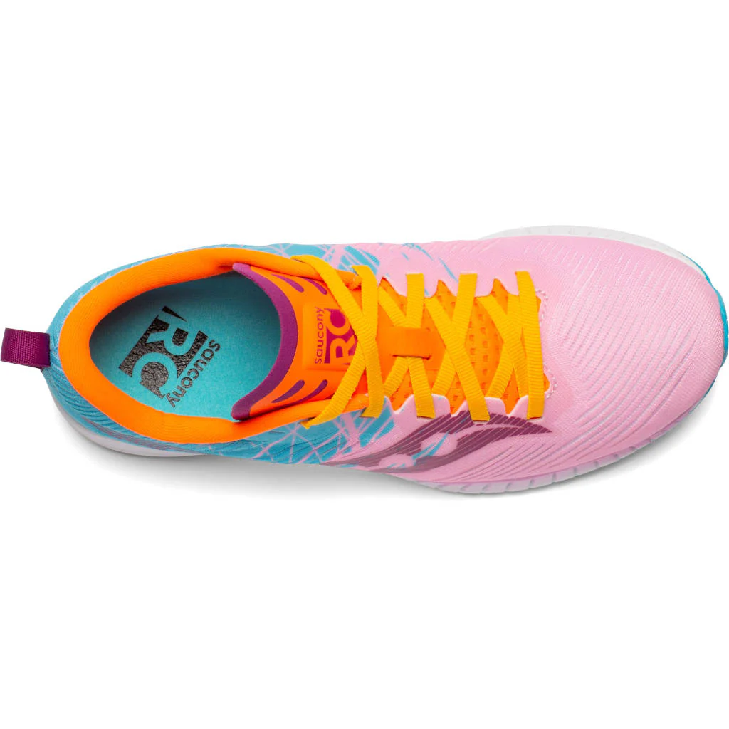Saucony Fastwitch 9, Damen, future pink, pink/hellblau - Image 4