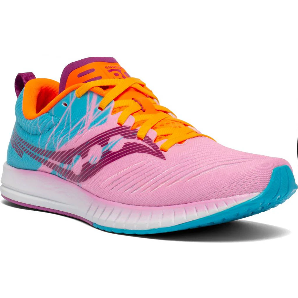 Saucony Fastwitch 9, Damen, future pink, pink/hellblau - Image 5