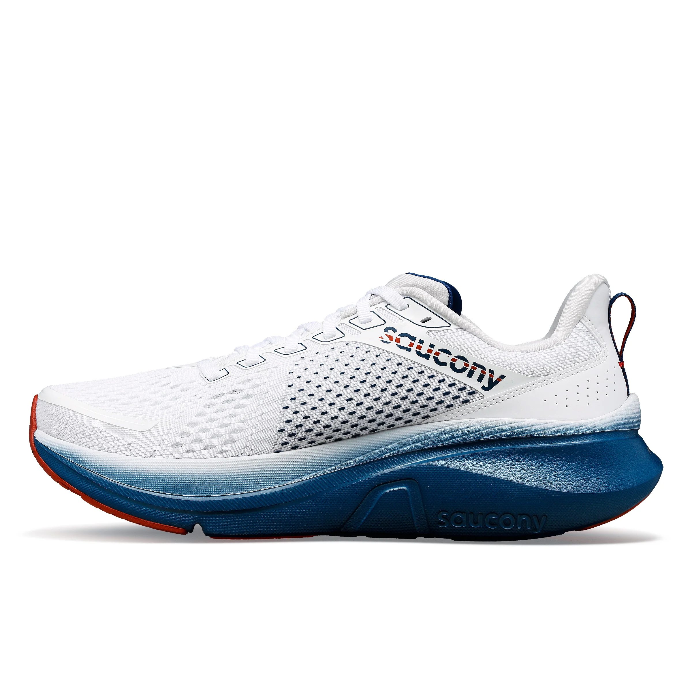 Saucony Guide 17, Herren, White/Navy - Image 2