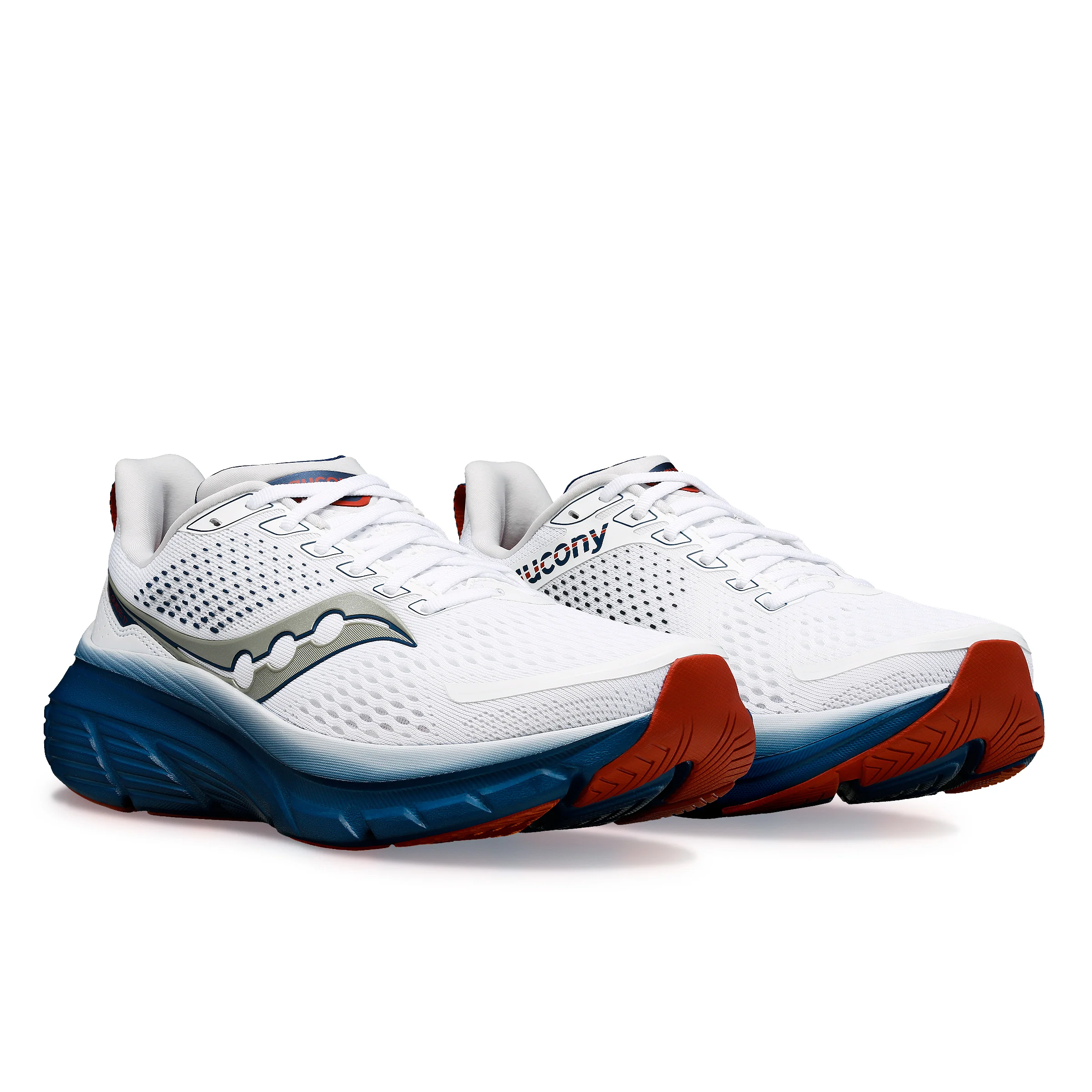 Saucony Guide 17, Herren, White/Navy - Image 3