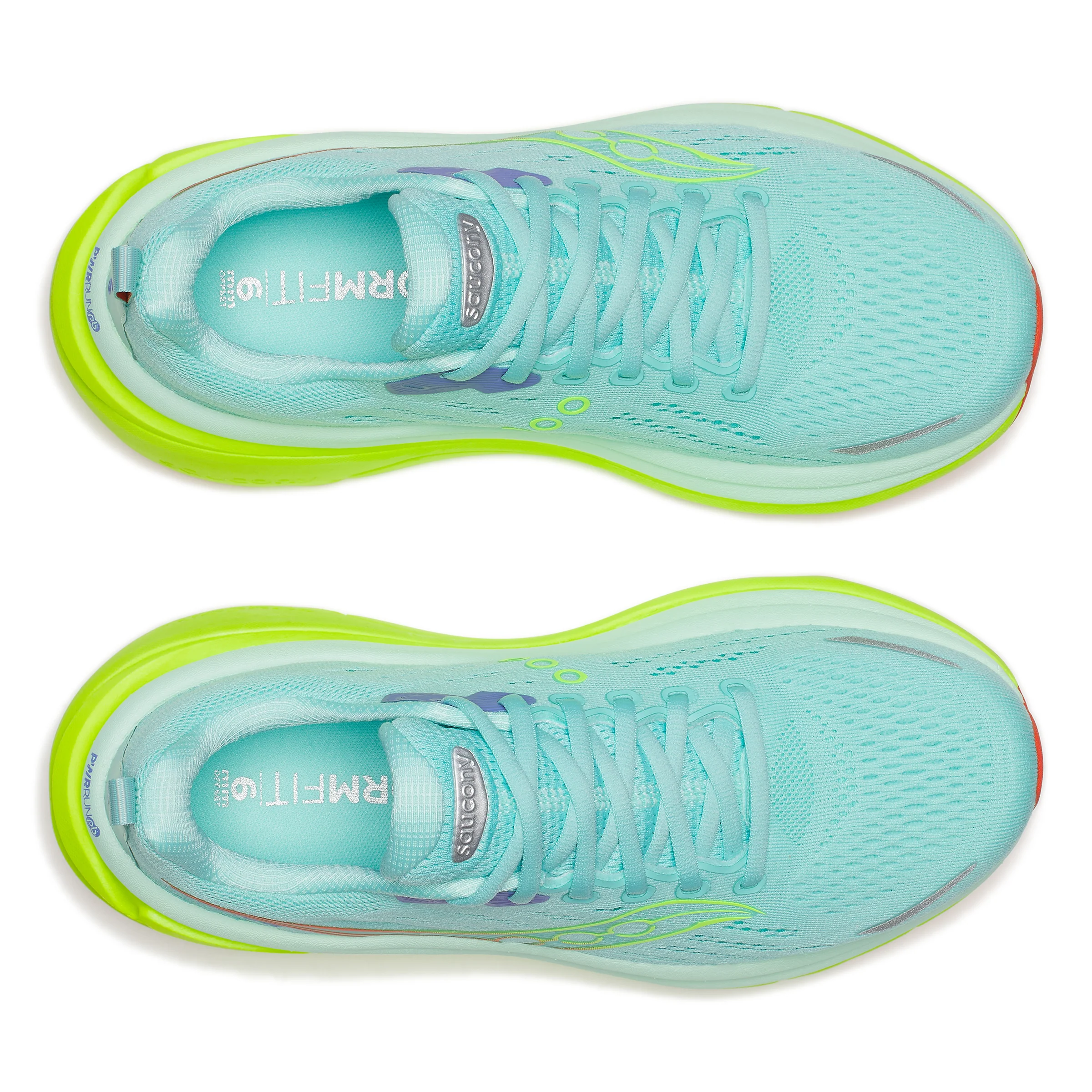 Saucony Hurricane 25, Laufschuh, Damen, Aqua/Citron - Image 5